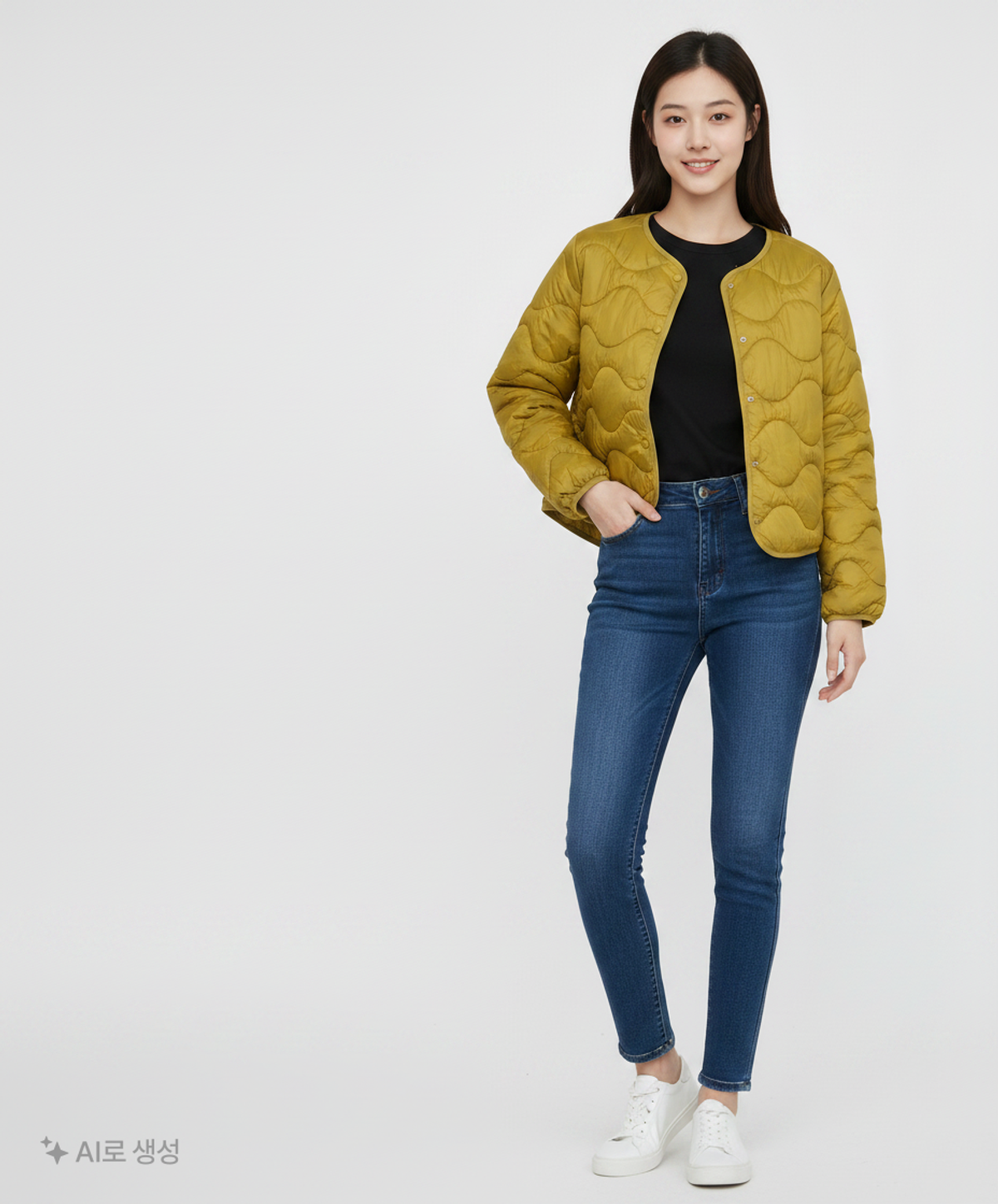 자주(JAJU) 숏 패딩/숏 헤비 아우터 L