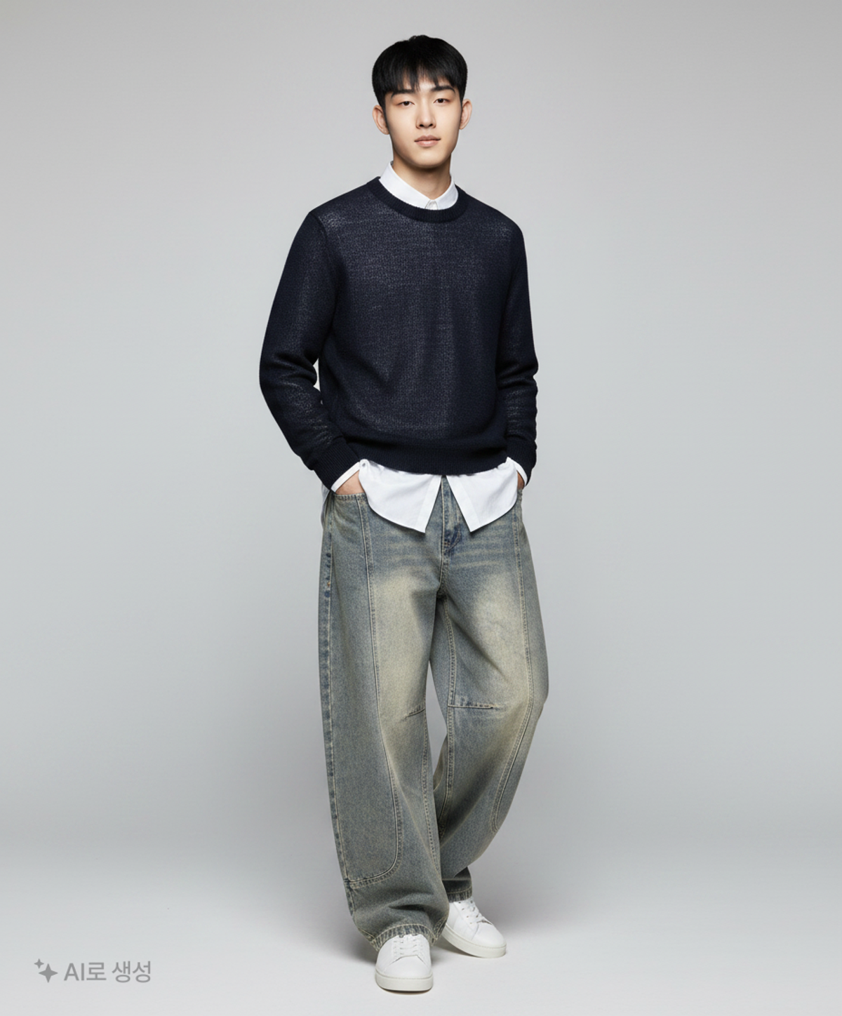 어널러코드(ANOLORCODE) 청/데님 팬츠 S