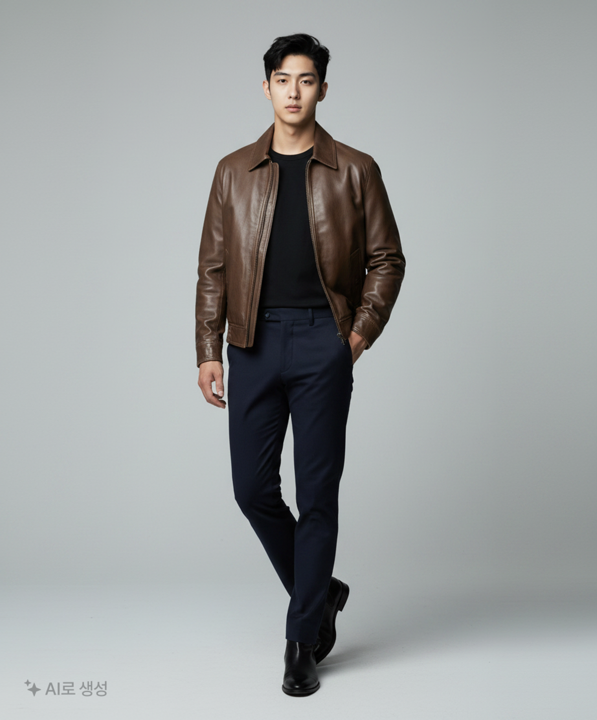스파오(SPAO) 레더/라이더스 재킷 M