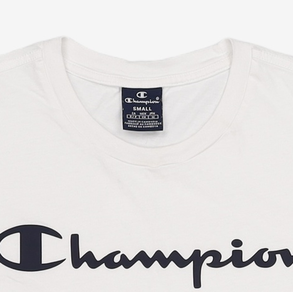 챔피온(CHAMPION) 헤리티지 그래픽 반팔 티셔츠 White S