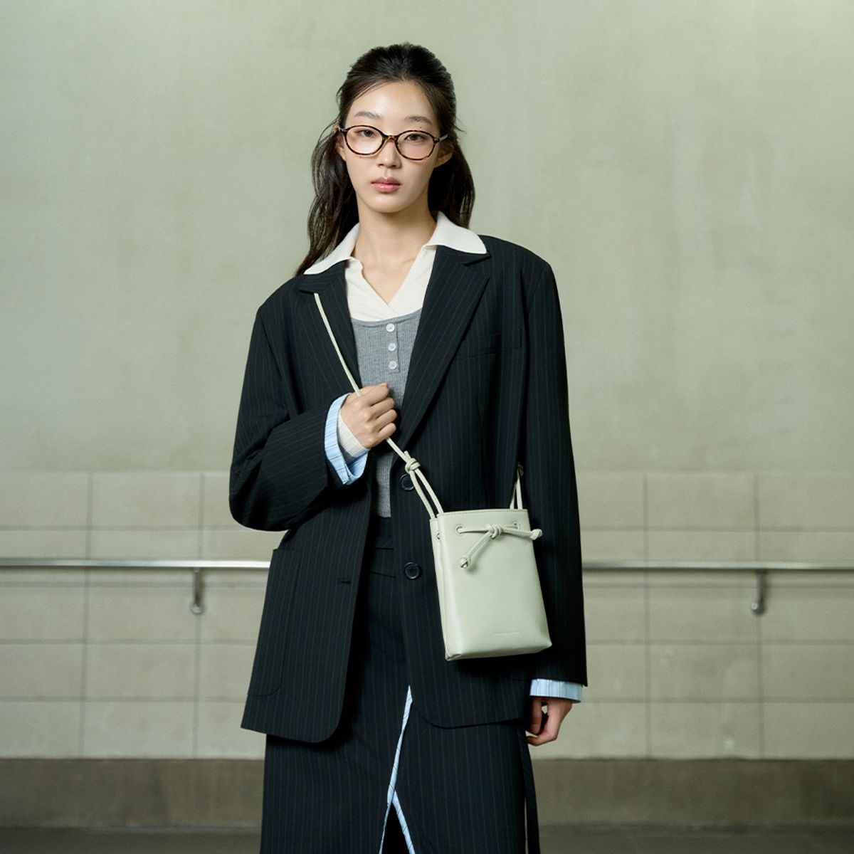 랩(LAP) URBAN KNOT CROSSBAG AS7AB443