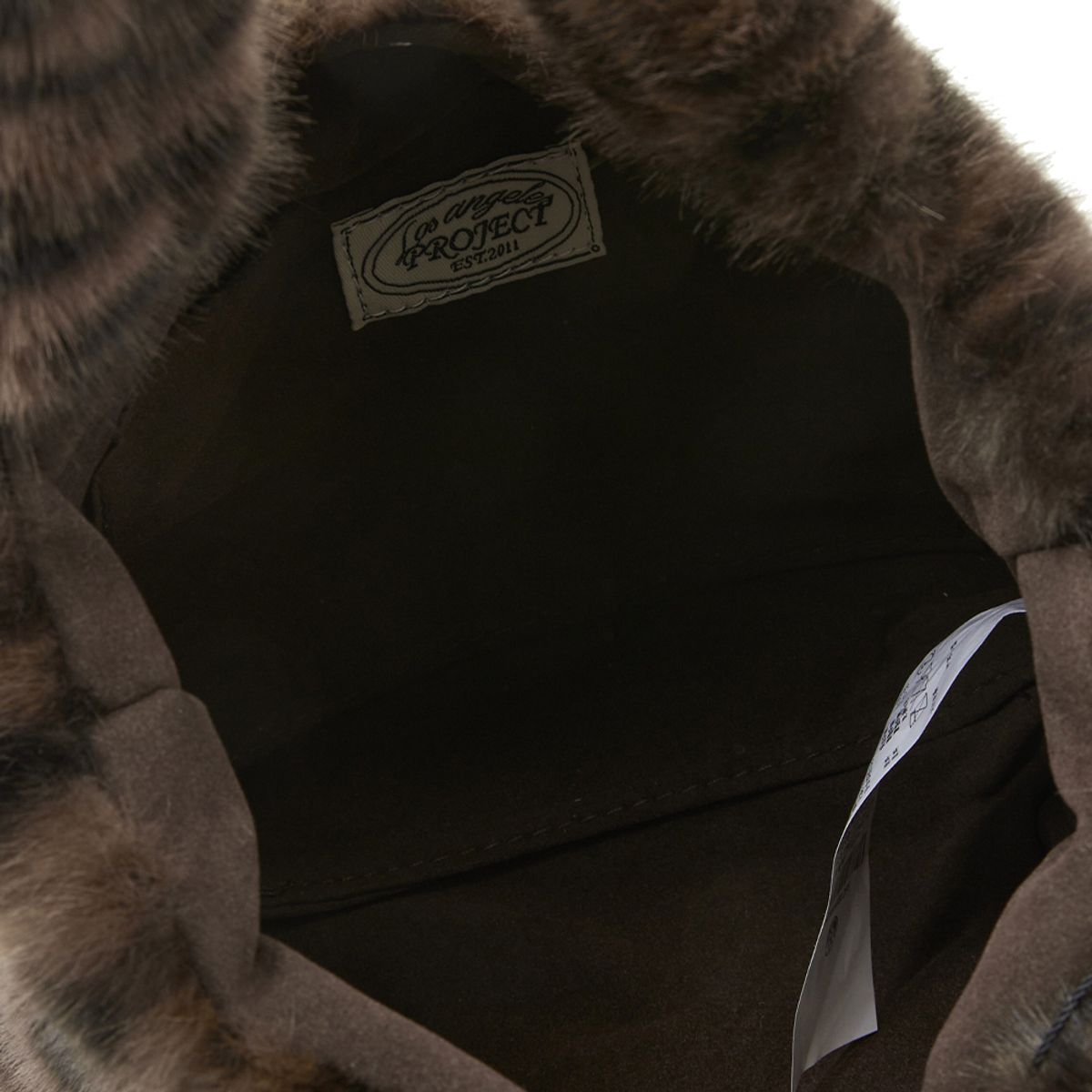 랩(LAP) LEOPARD FUR TOTE BAG AR7ABA03
