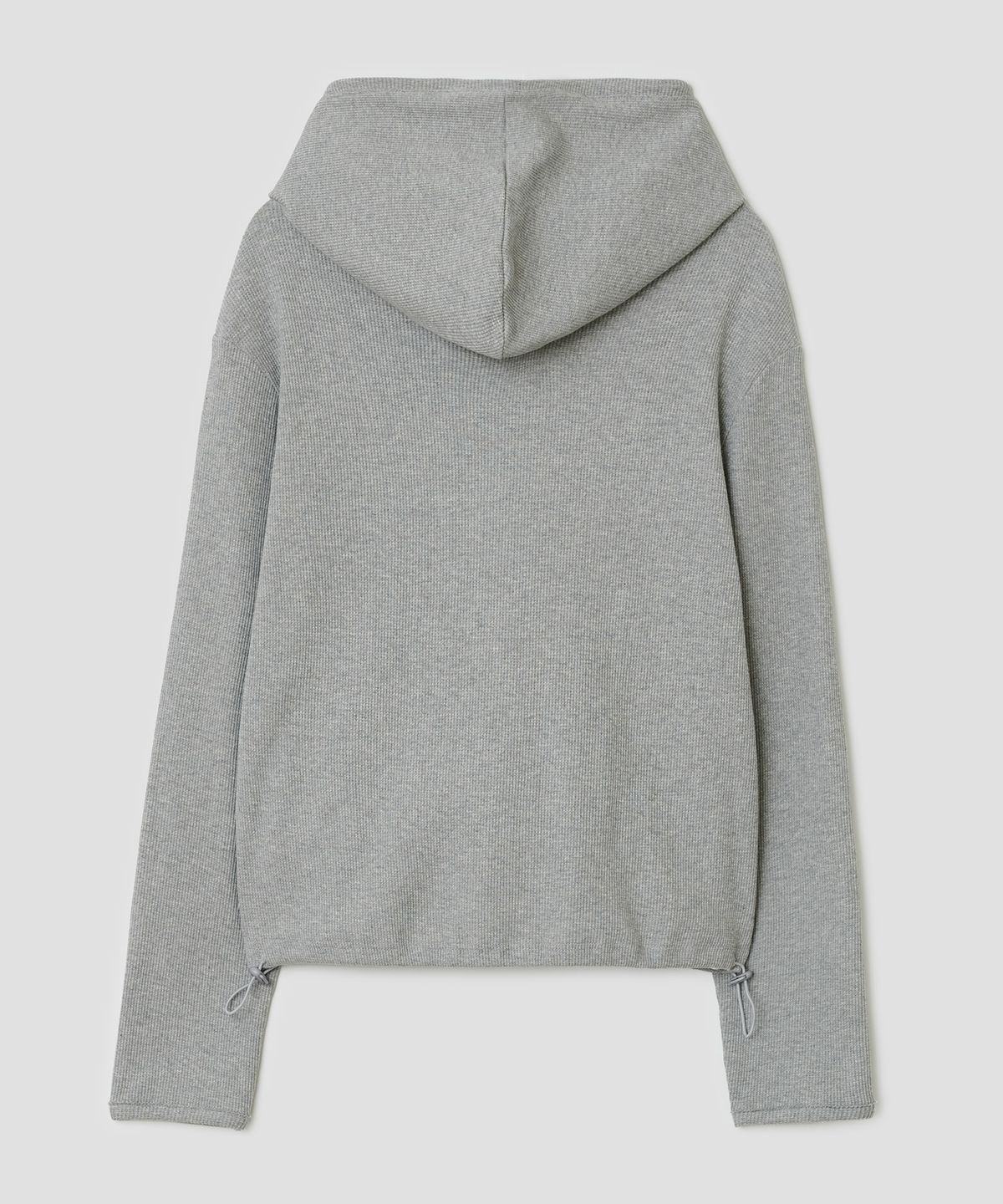 타입서비스(TYPESERVICE) Tiered Zip Hoodie [Gray]