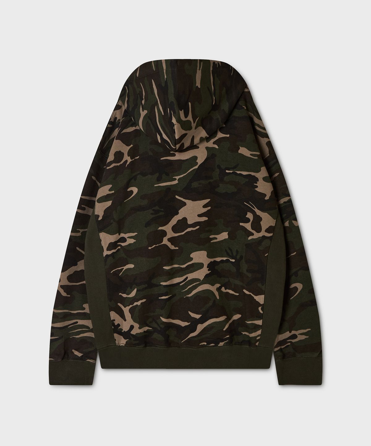 후아유(WHO.A.U) Camo USA Hood Zip-up(Over-fit) / WHMZG4992U