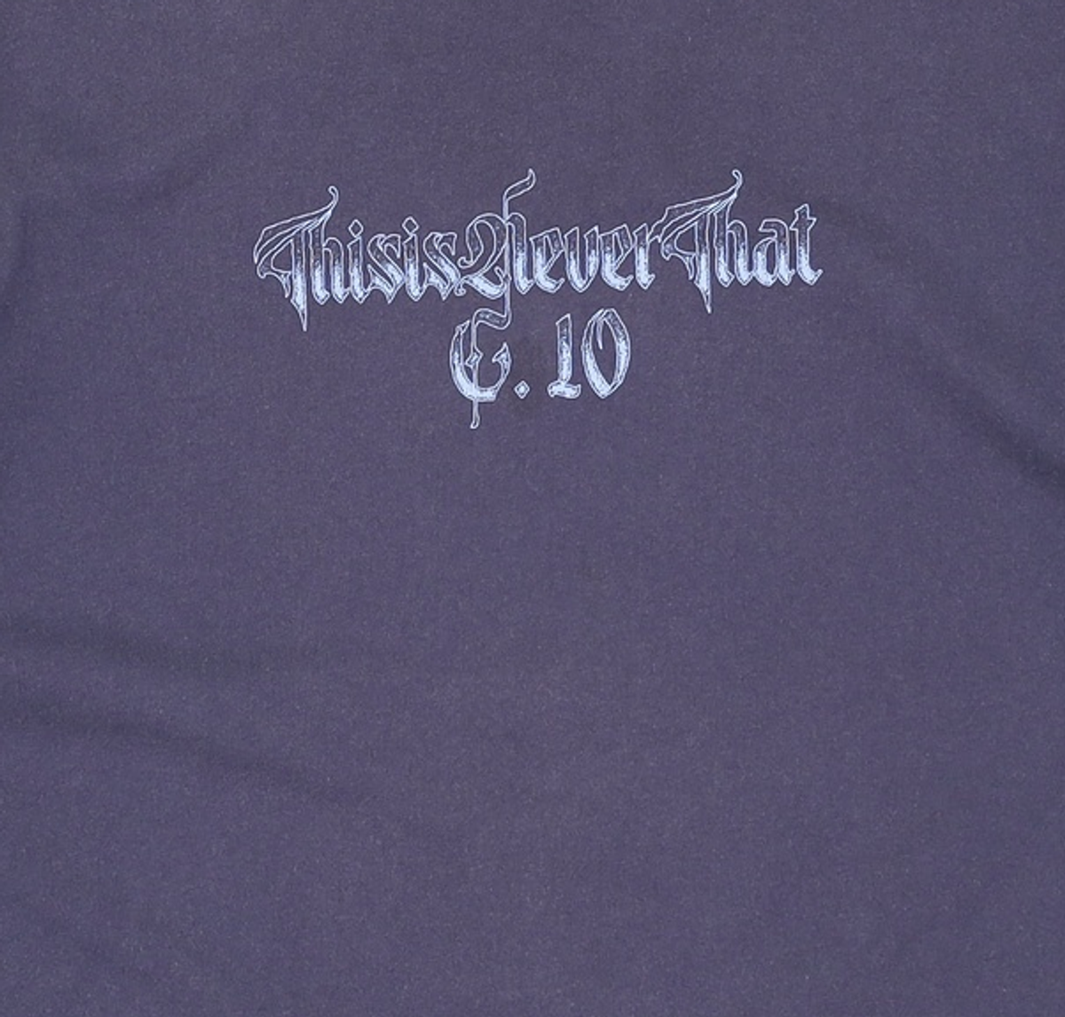 디스이즈네버댓(THISISNEVERTHAT) TNT C. 10 Tee Navy M