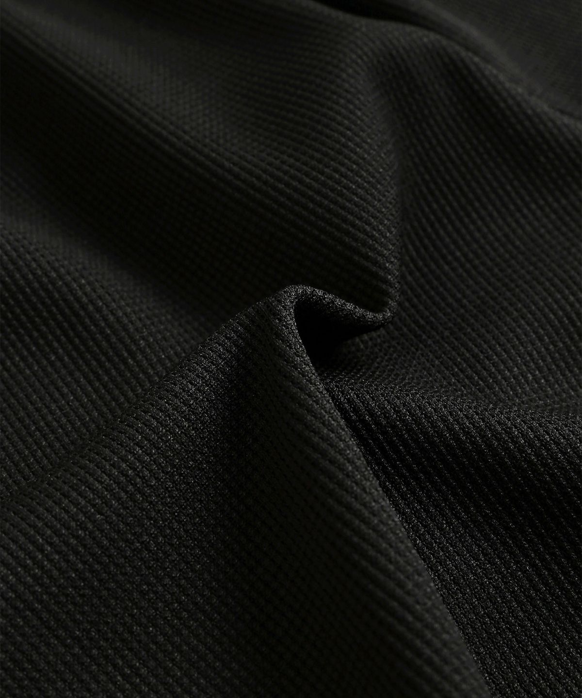 미나수(MENASOO) Waffle Layered Waist Pants_Black
