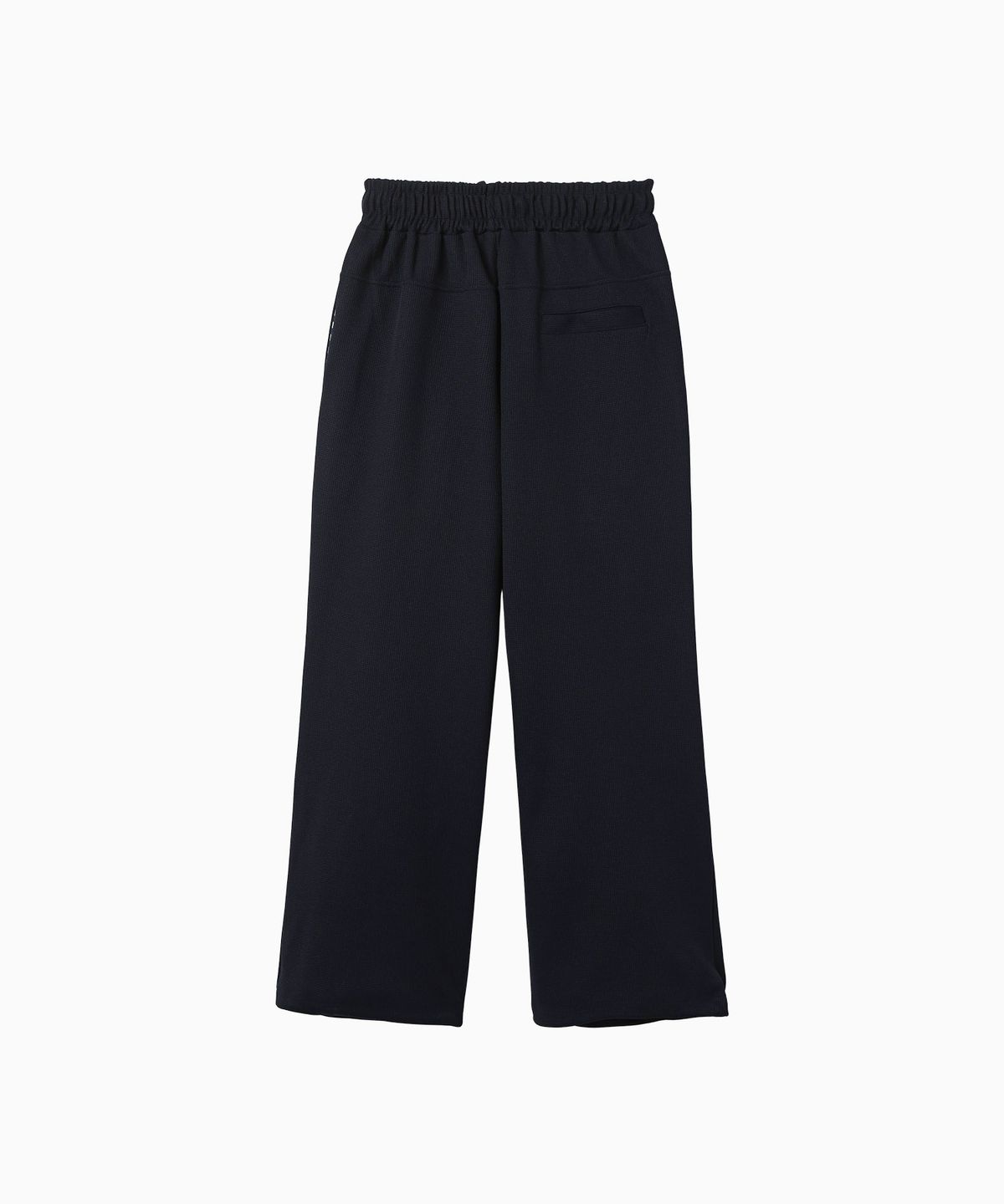 미나수(MENASOO) Waffle Layered Waist Pants_Navy