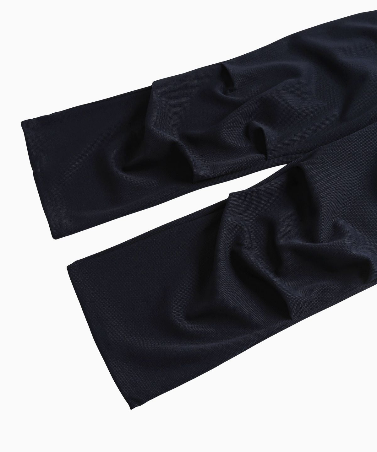 미나수(MENASOO) Waffle Layered Waist Pants_Navy