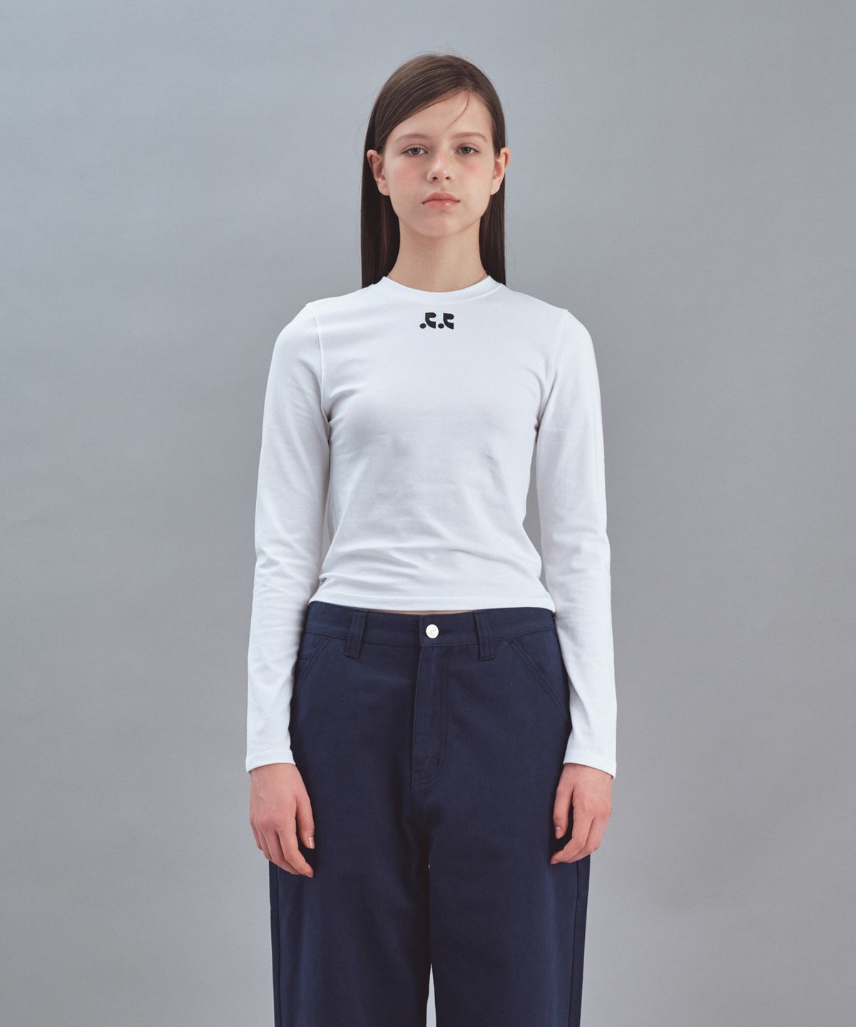 레스트앤레크레이션(REST&RECREATION) BASIC LONG SLEEVE - WHITE
