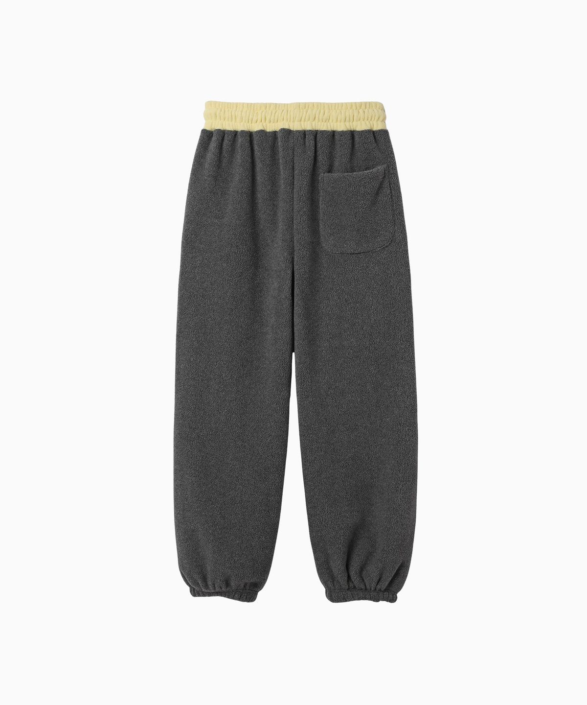 미나수(MENASOO) Waist Point Warm Fleece Jogger Pants_Charcoal