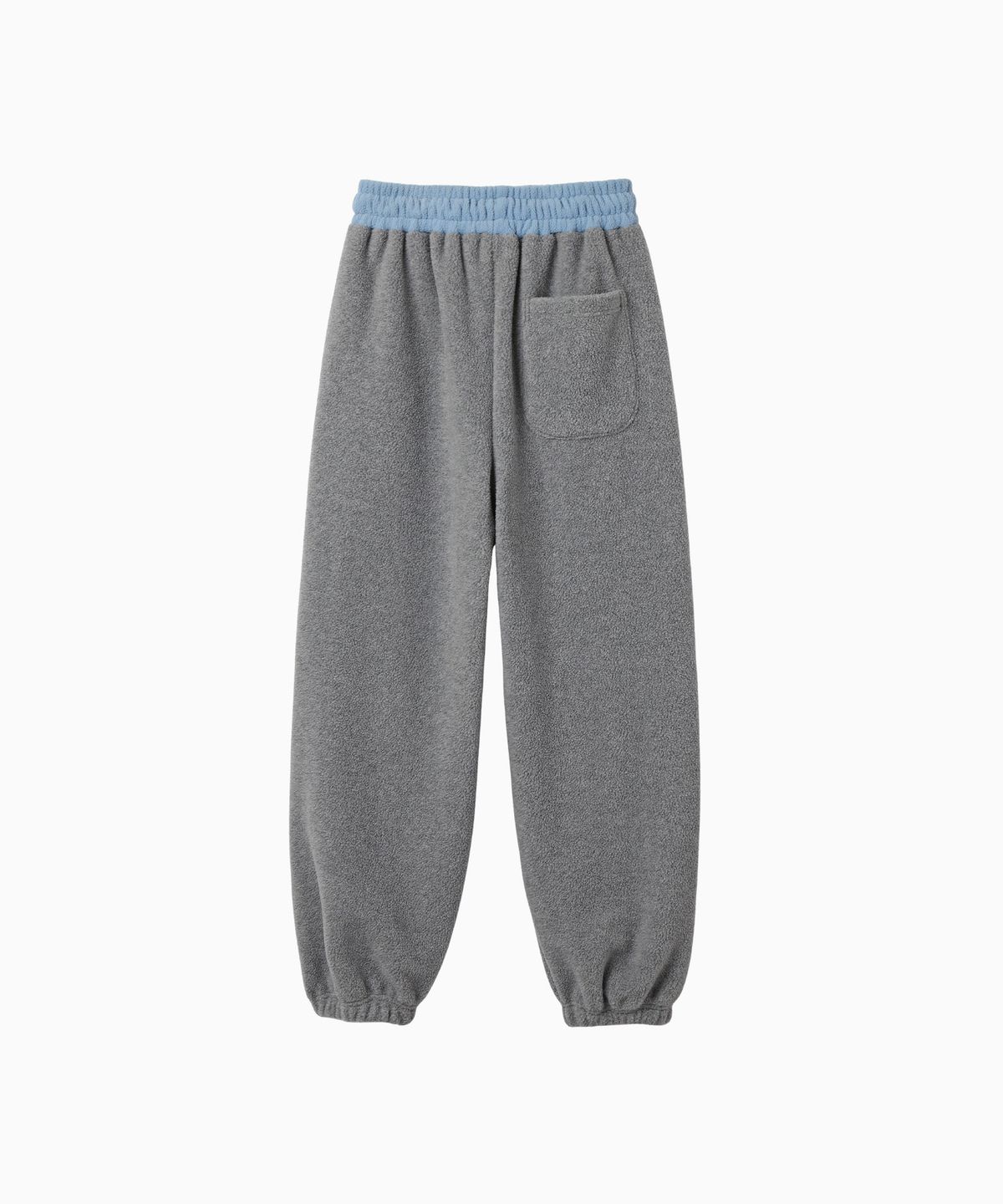 미나수(MENASOO) Waist Point Warm Fleece Jogger Pants_Melange Gray