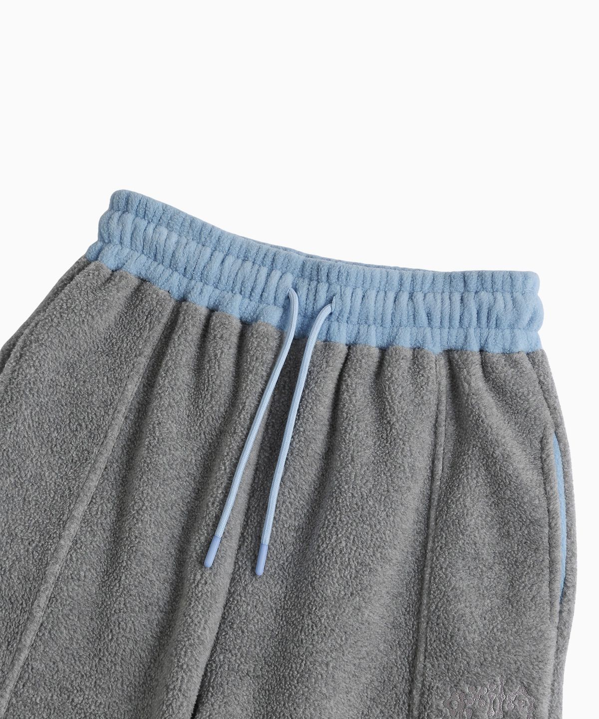 미나수(MENASOO) Waist Point Warm Fleece Jogger Pants_Melange Gray