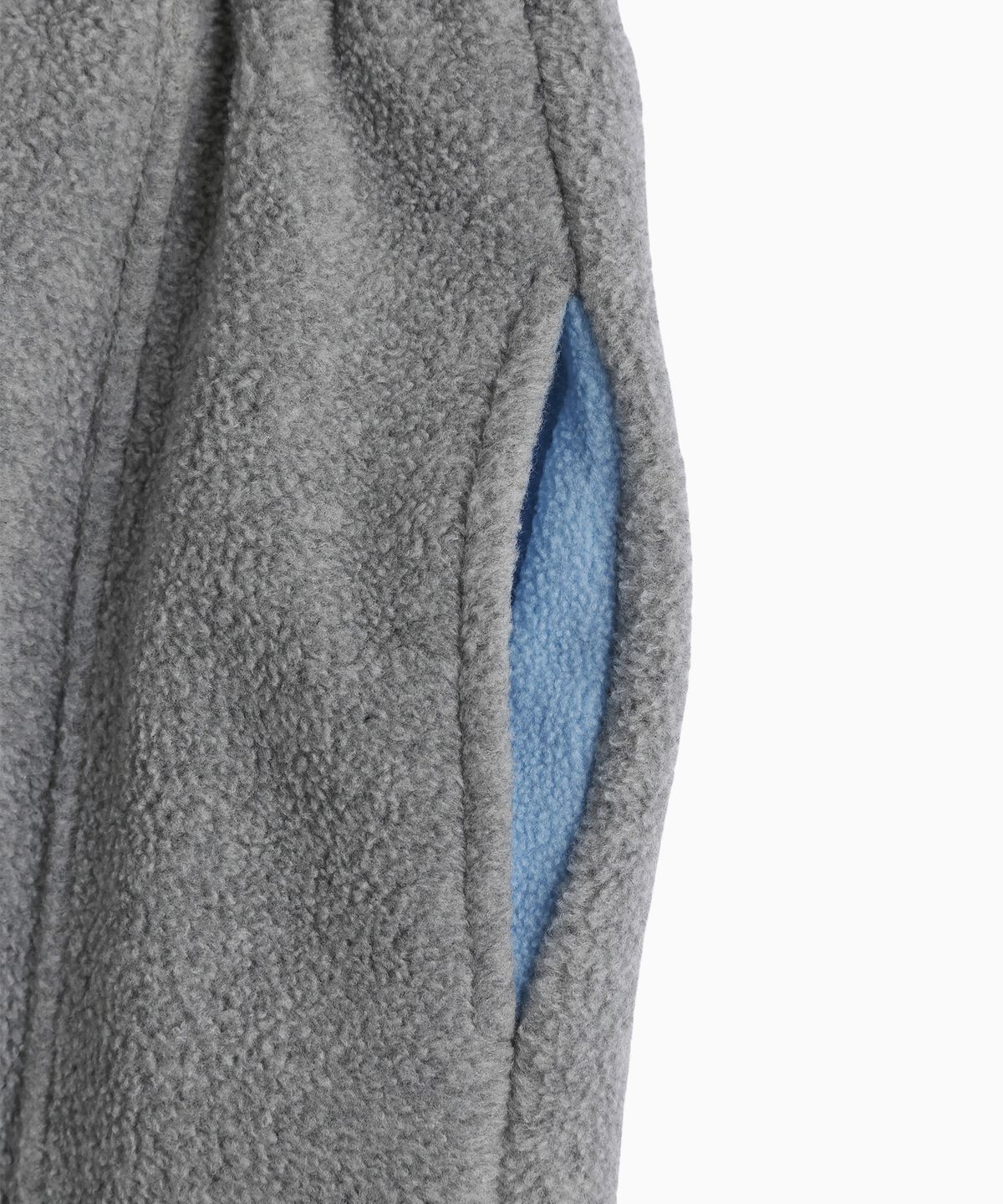 미나수(MENASOO) Waist Point Warm Fleece Jogger Pants_Melange Gray
