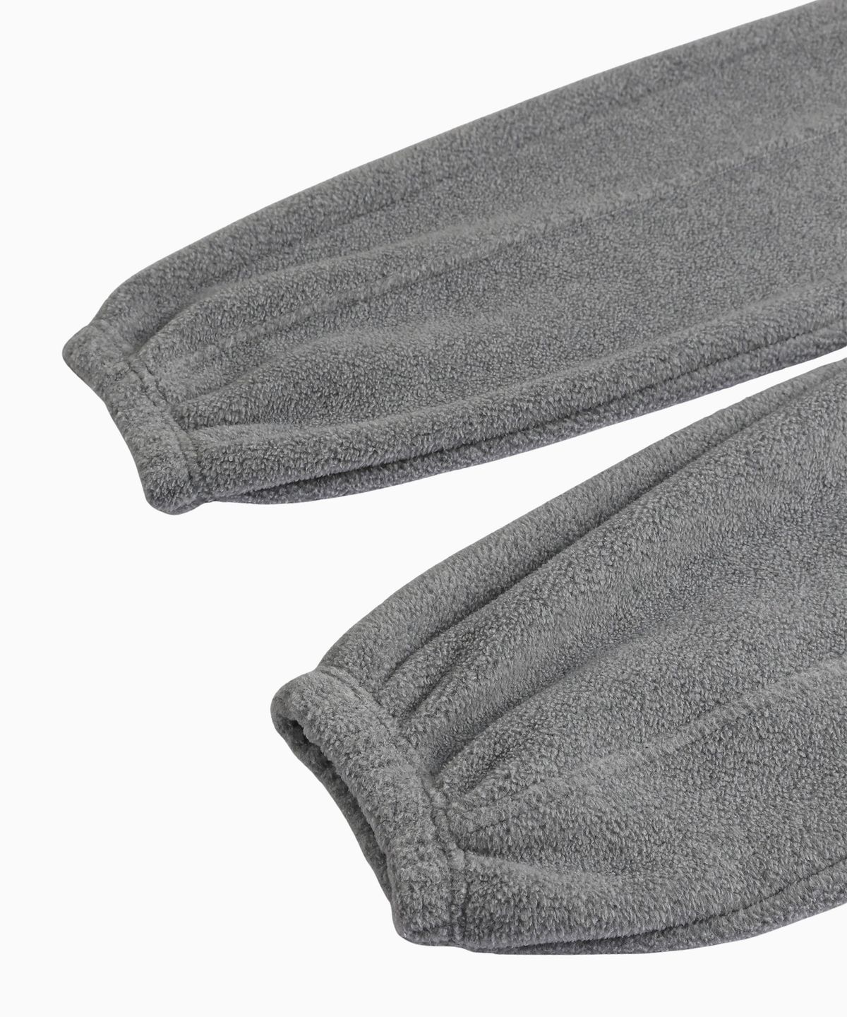미나수(MENASOO) Waist Point Warm Fleece Jogger Pants_Melange Gray