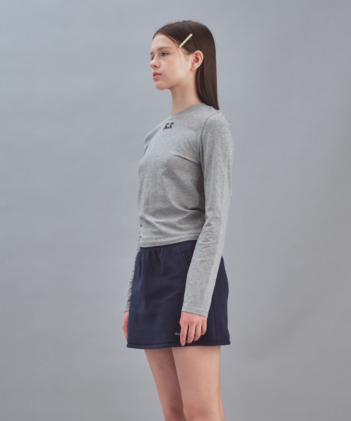 레스트앤레크레이션(REST&RECREATION) BASIC LONG SLEEVE - GREY