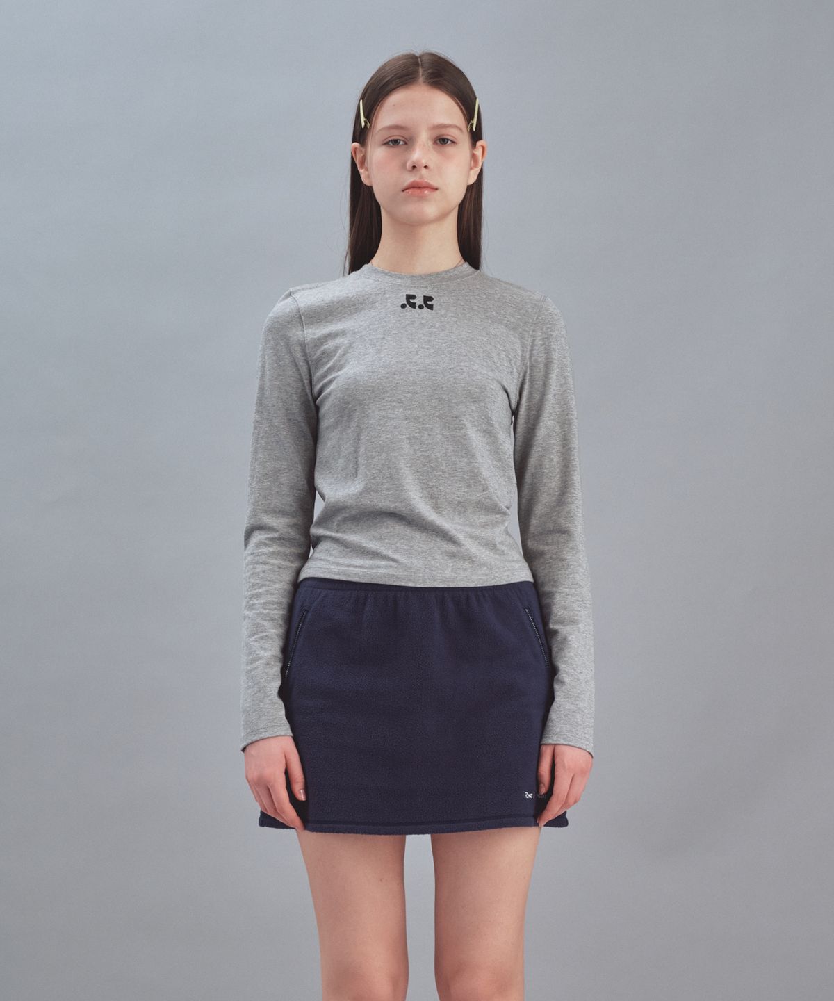 레스트앤레크레이션(REST&RECREATION) BASIC LONG SLEEVE - GREY