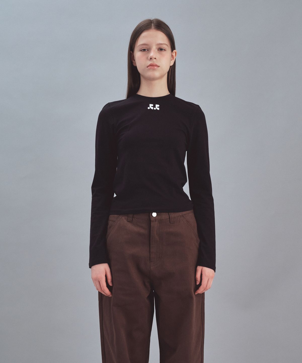 레스트앤레크레이션(REST&RECREATION) BASIC LONG SLEEVE - BLACK