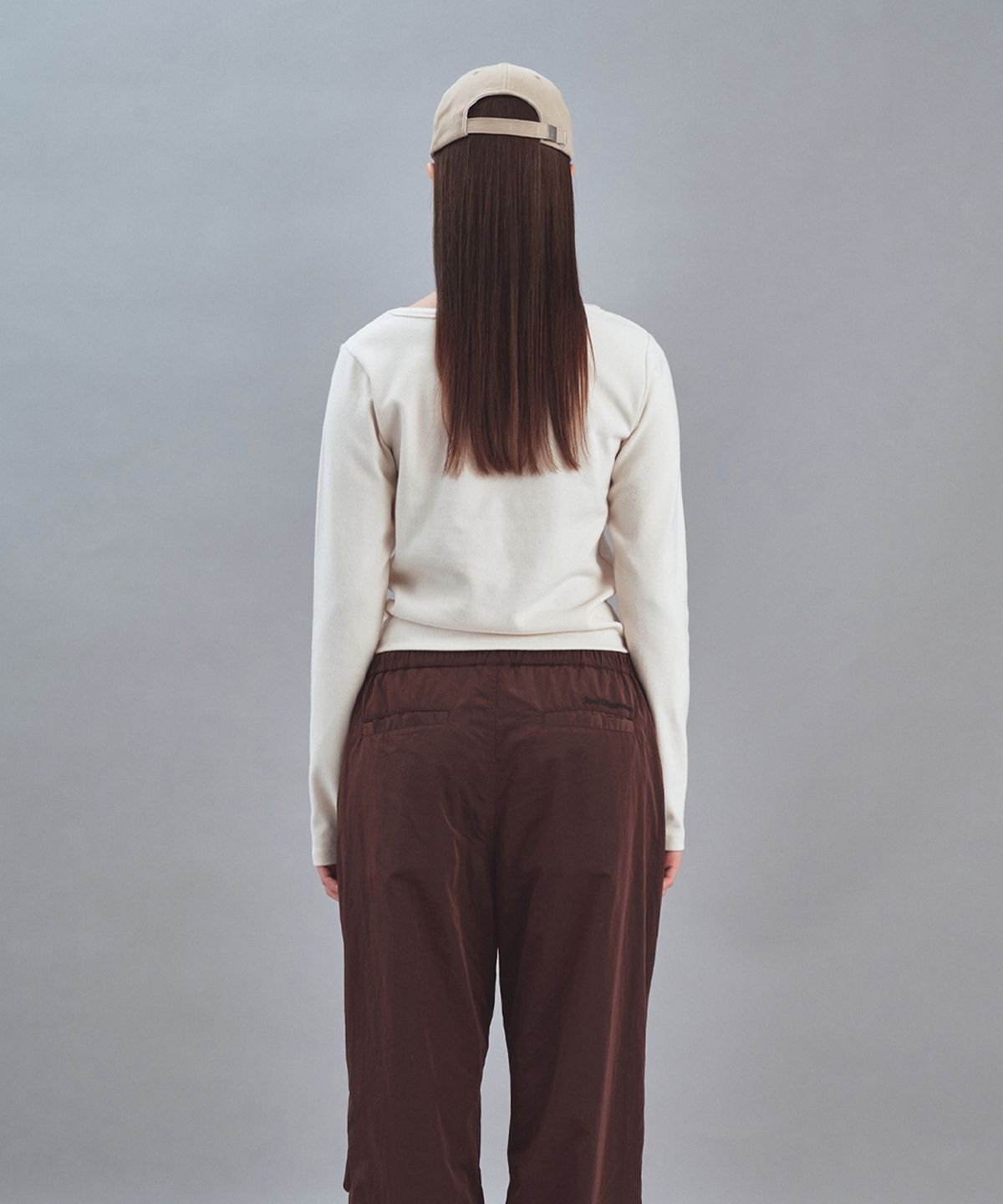 레스트앤레크레이션(REST&RECREATION) BOAT NECK LONG SLEEVE - CREAM