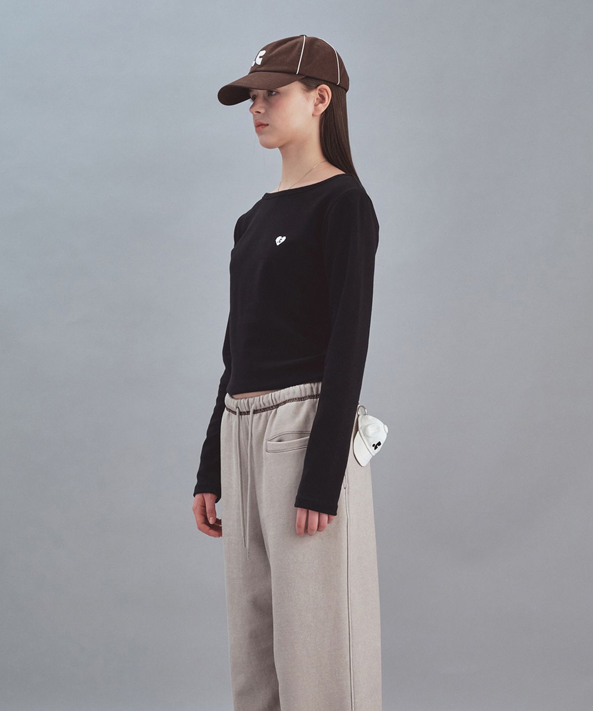 레스트앤레크레이션(REST&RECREATION) BOAT NECK LONG SLEEVE - BLACK