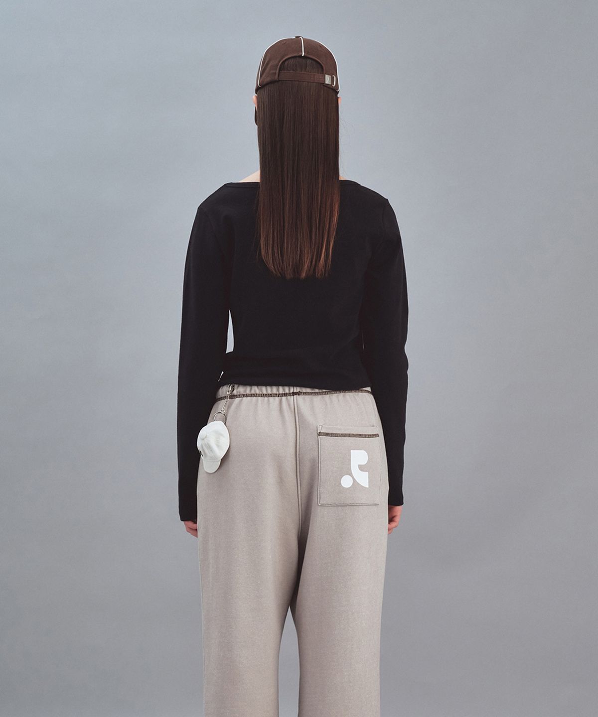레스트앤레크레이션(REST&RECREATION) BOAT NECK LONG SLEEVE - BLACK