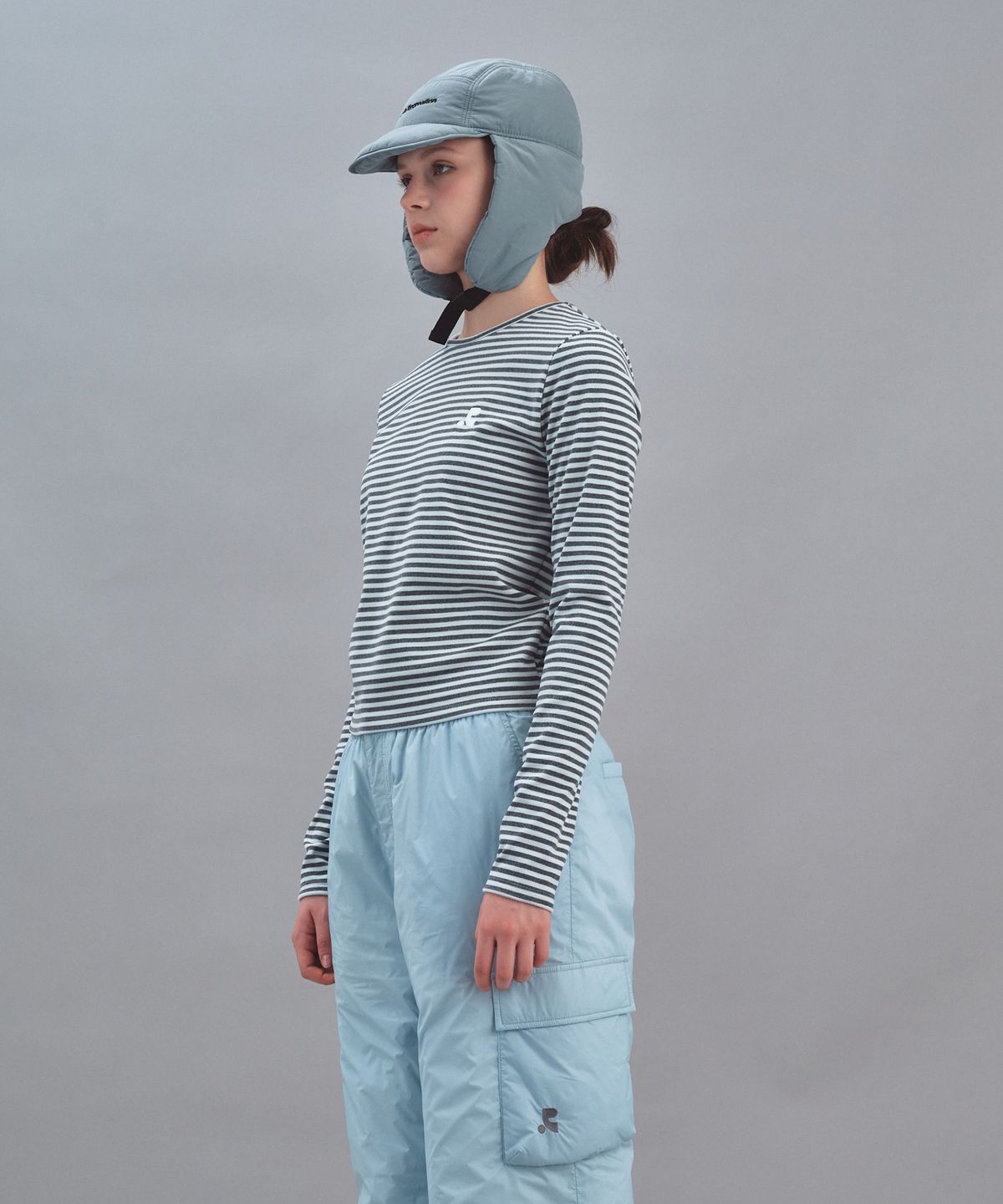 레스트앤레크레이션(REST&RECREATION) STRIPE LONG SLEEVE - SKY BLUE
