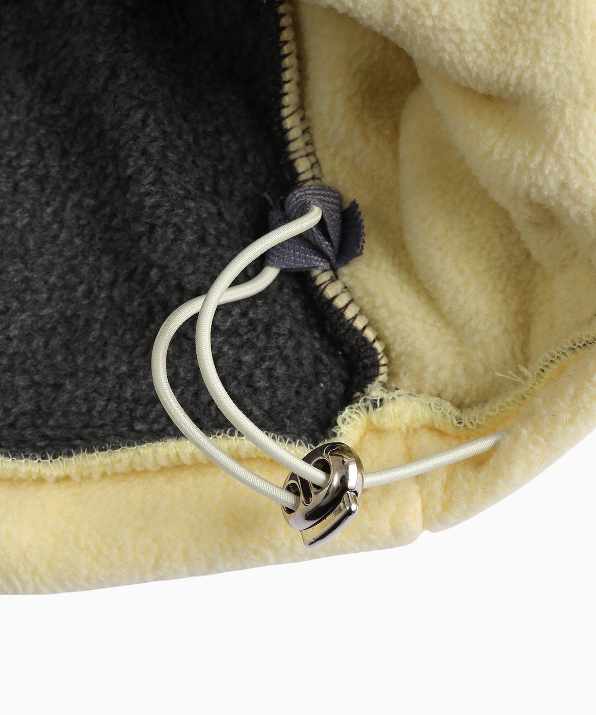 미나수(MENASOO) Two Tone Warm Fleece Half Zip Pullover_Charcoal