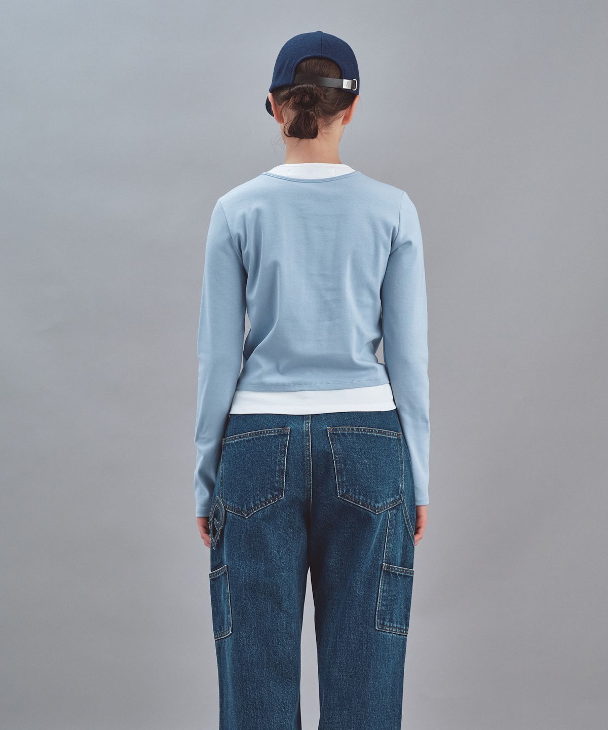 레스트앤레크레이션(REST&RECREATION) LAYERED LONG SLEEVE - SKY BLUE