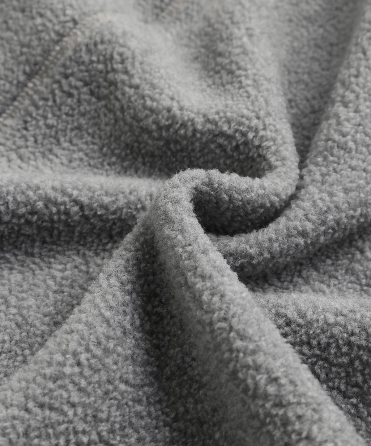 미나수(MENASOO) Two Tone Warm Fleece Half Zip Pullover_Melange Gray