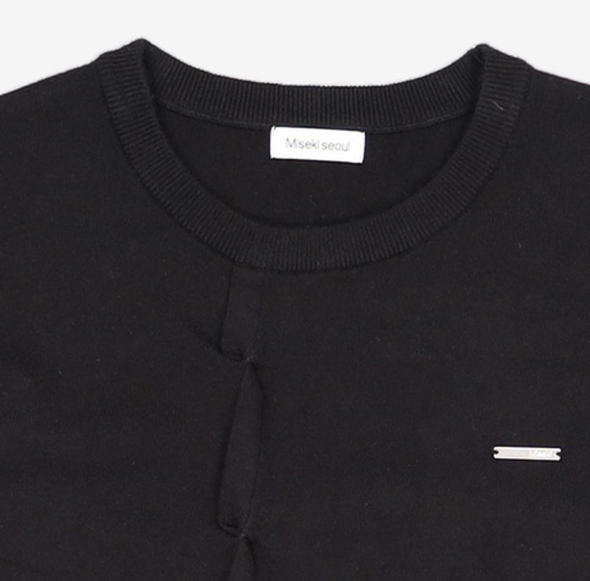 미세키서울(MISEKI SEOUL) Origami pleats knit top BLACK S