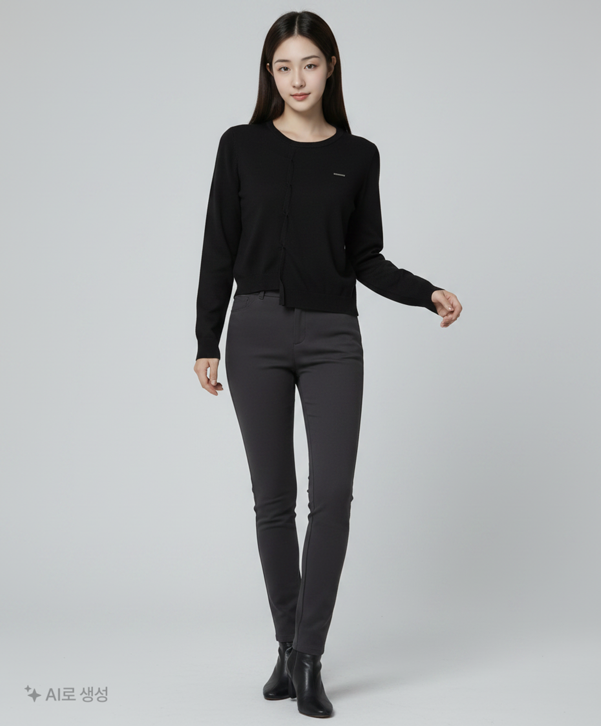 미세키서울(MISEKI SEOUL) Origami pleats knit top BLACK S