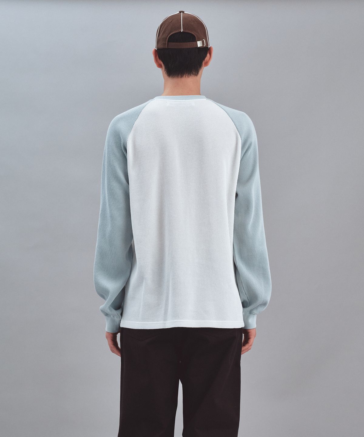 레스트앤레크레이션(REST&RECREATION) HEART LOGO WAFFLE LONG SLEEVE - WHITE