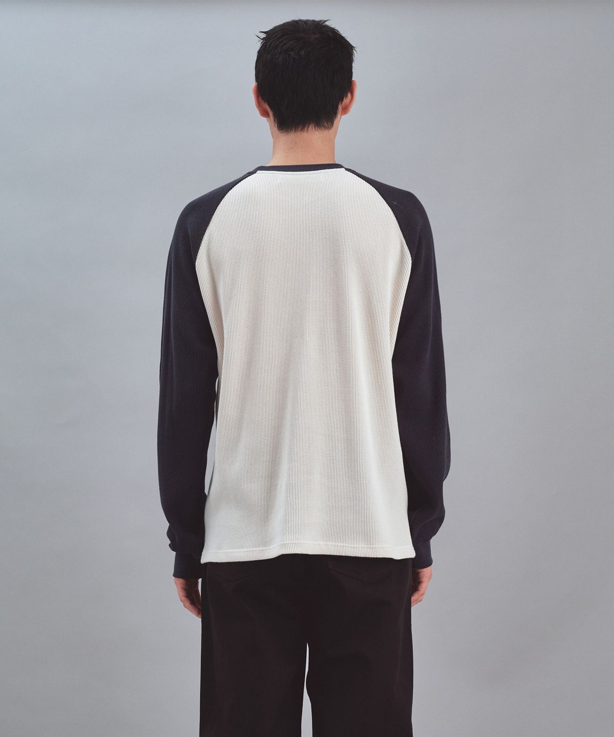 레스트앤레크레이션(REST&RECREATION) HEART LOGO WAFFLE LONG SLEEVE - CREAM