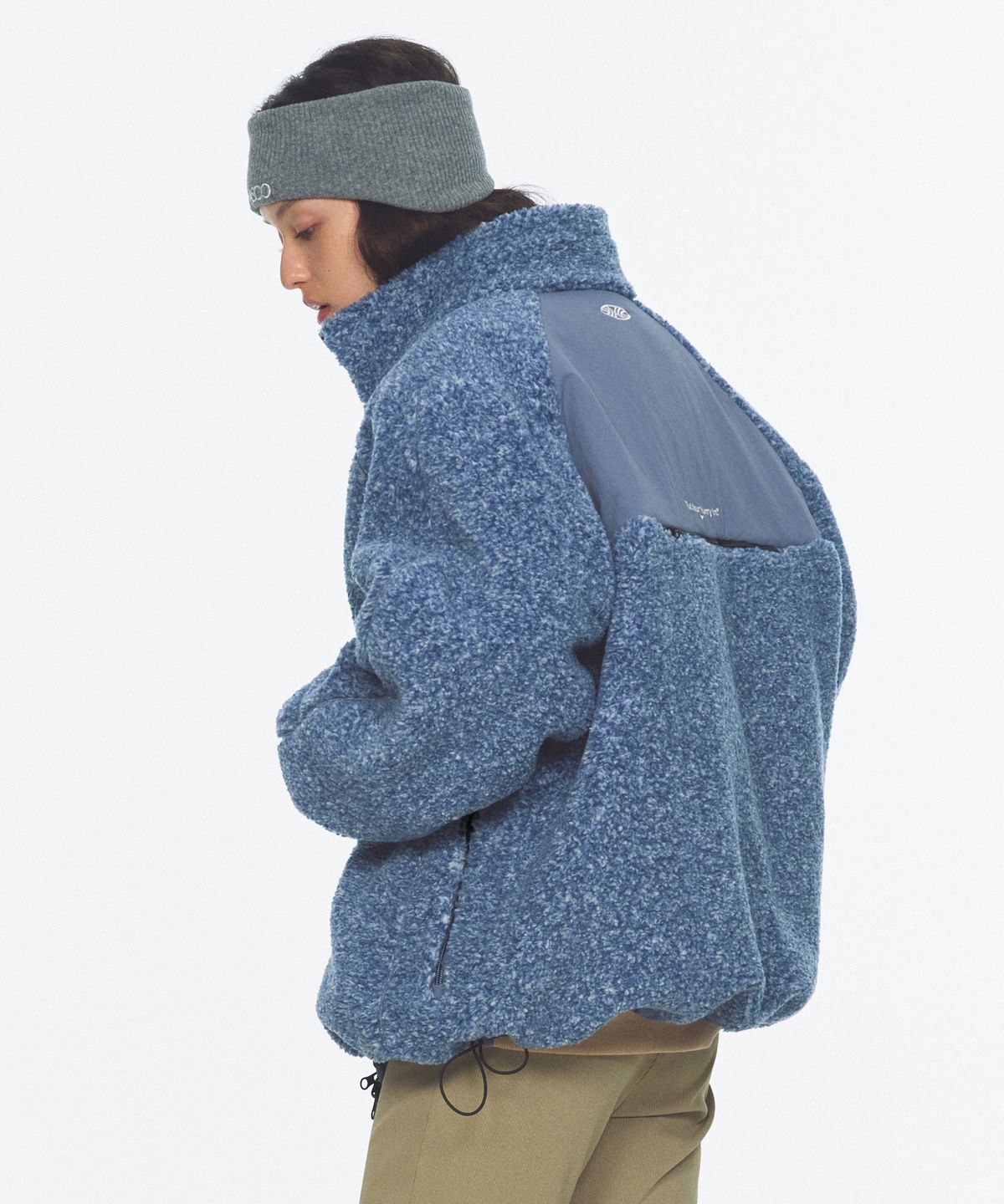 미나수(MENASOO) Dual Shell Dumble Reversible Jacket_Blue