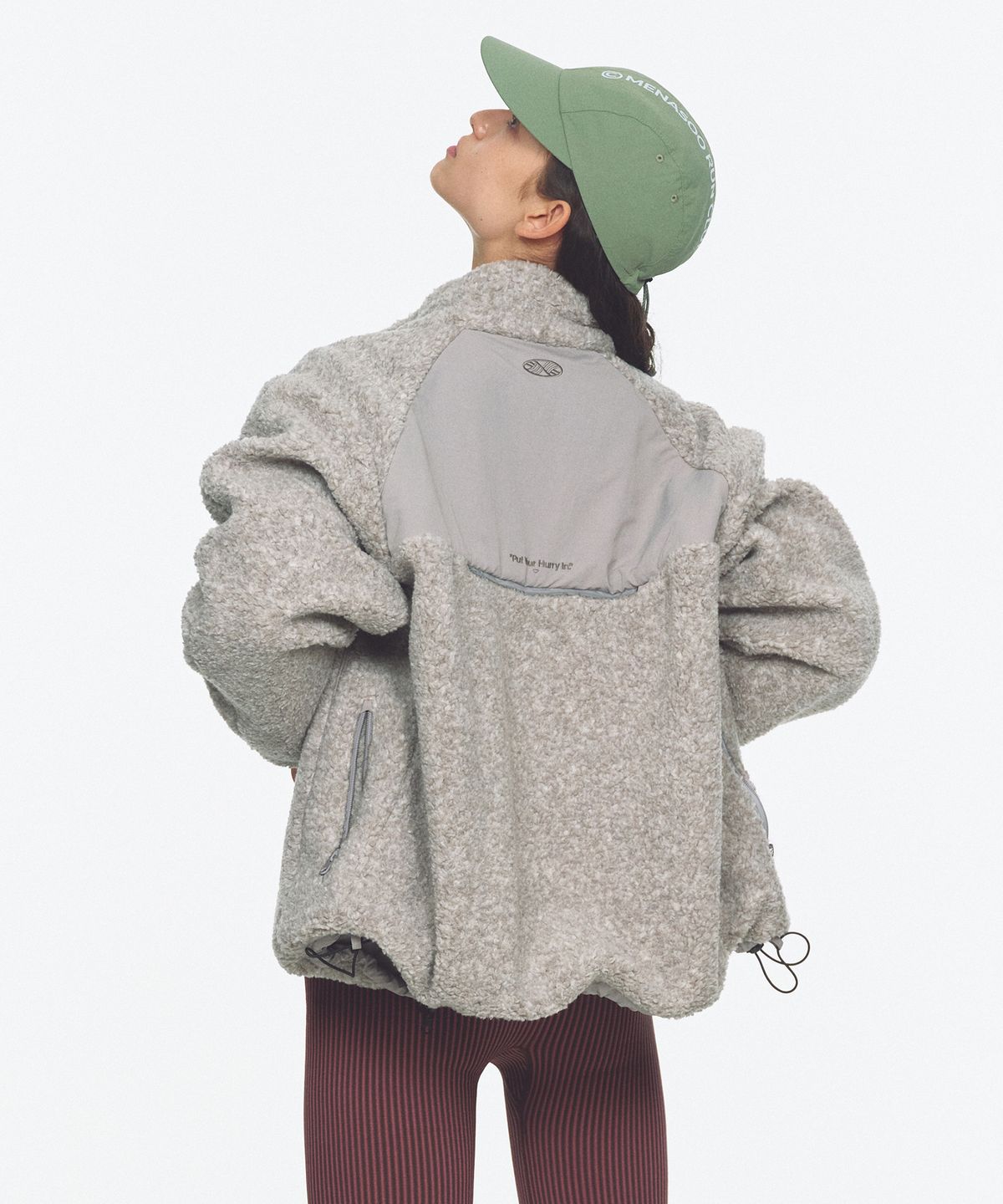 미나수(MENASOO) Dual Shell Dumble Reversible Jacket_Gray