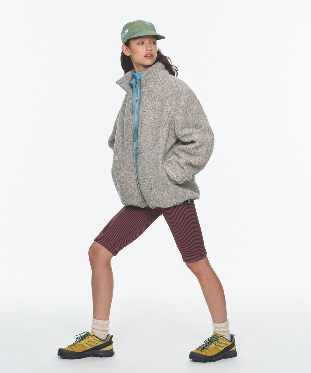 미나수(MENASOO) Dual Shell Dumble Reversible Jacket_Gray