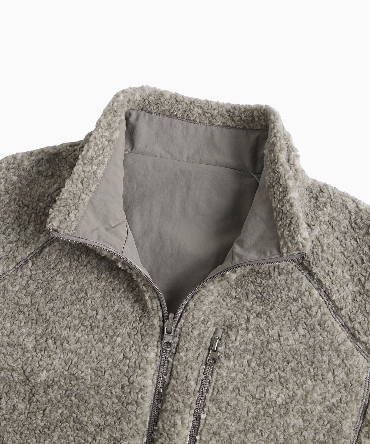 미나수(MENASOO) Dual Shell Dumble Reversible Jacket_Gray