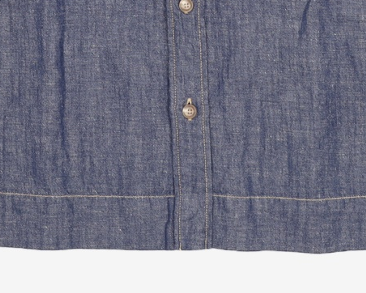 라코스테(LACOSTE) 남성 릴렉스핏 데님라이크 셔츠 CH331E-53G RNE L