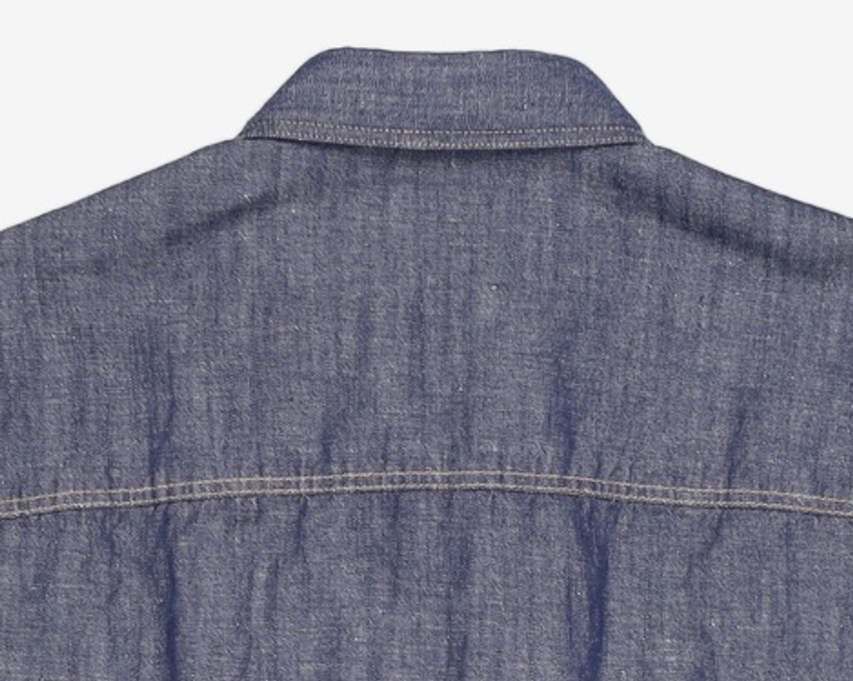 라코스테(LACOSTE) 남성 릴렉스핏 데님라이크 셔츠 CH331E-53G RNE L