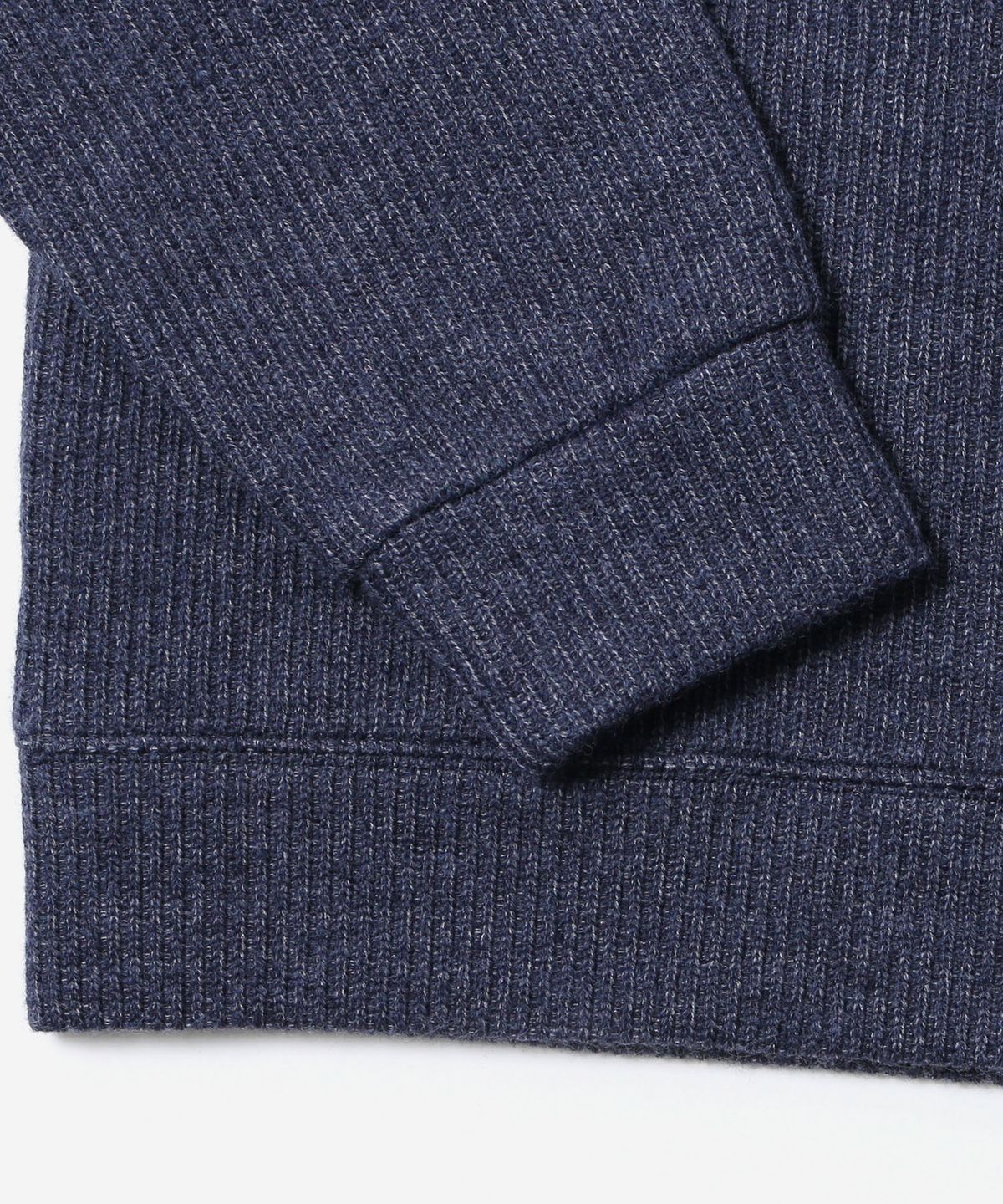 애드호크(ADHOC) 남성 오버핏 골지 긴팔 티셔츠 (NAVY) (HC9LTA1)