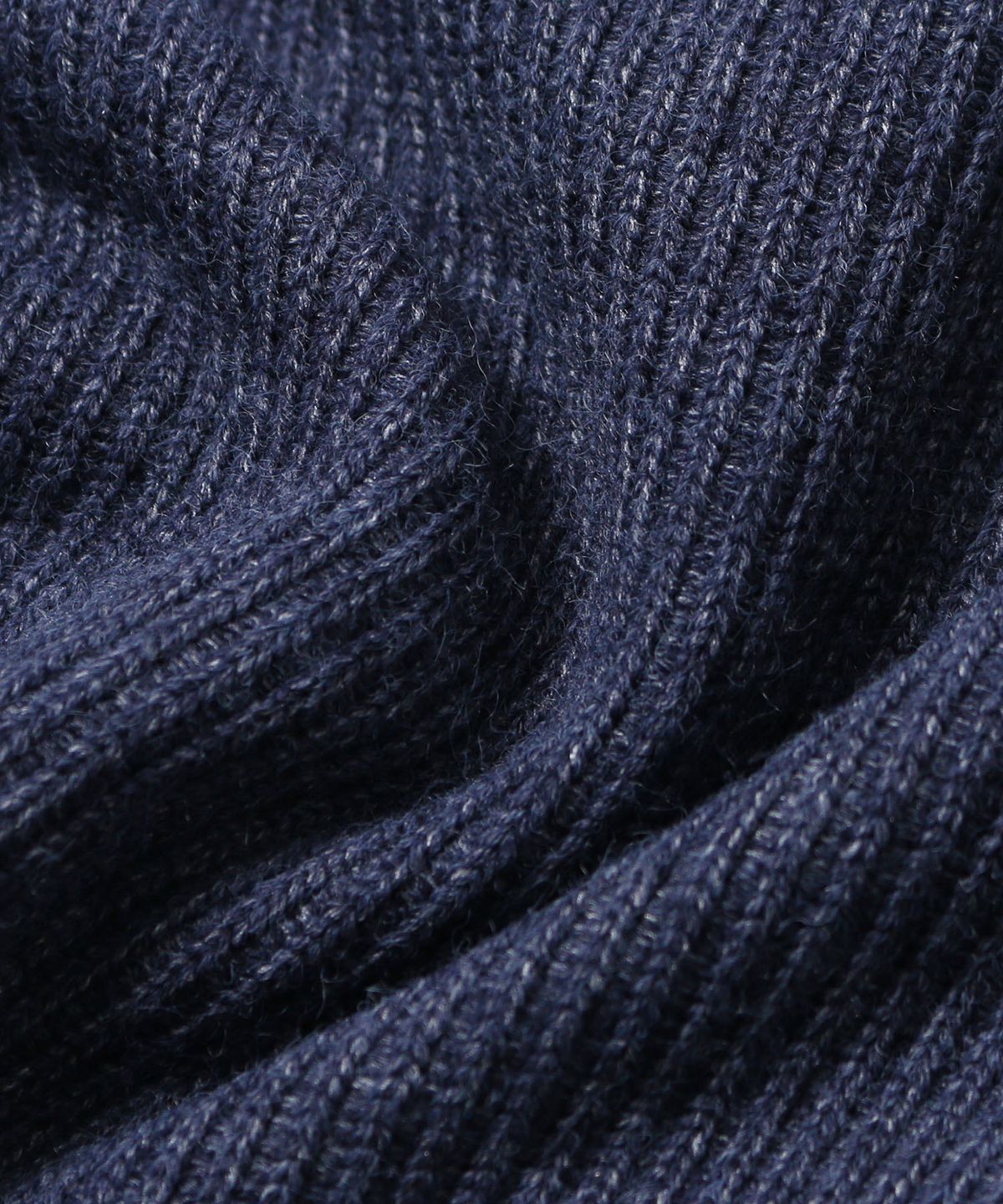 애드호크(ADHOC) 남성 오버핏 골지 긴팔 티셔츠 (NAVY) (HC9LTA1)