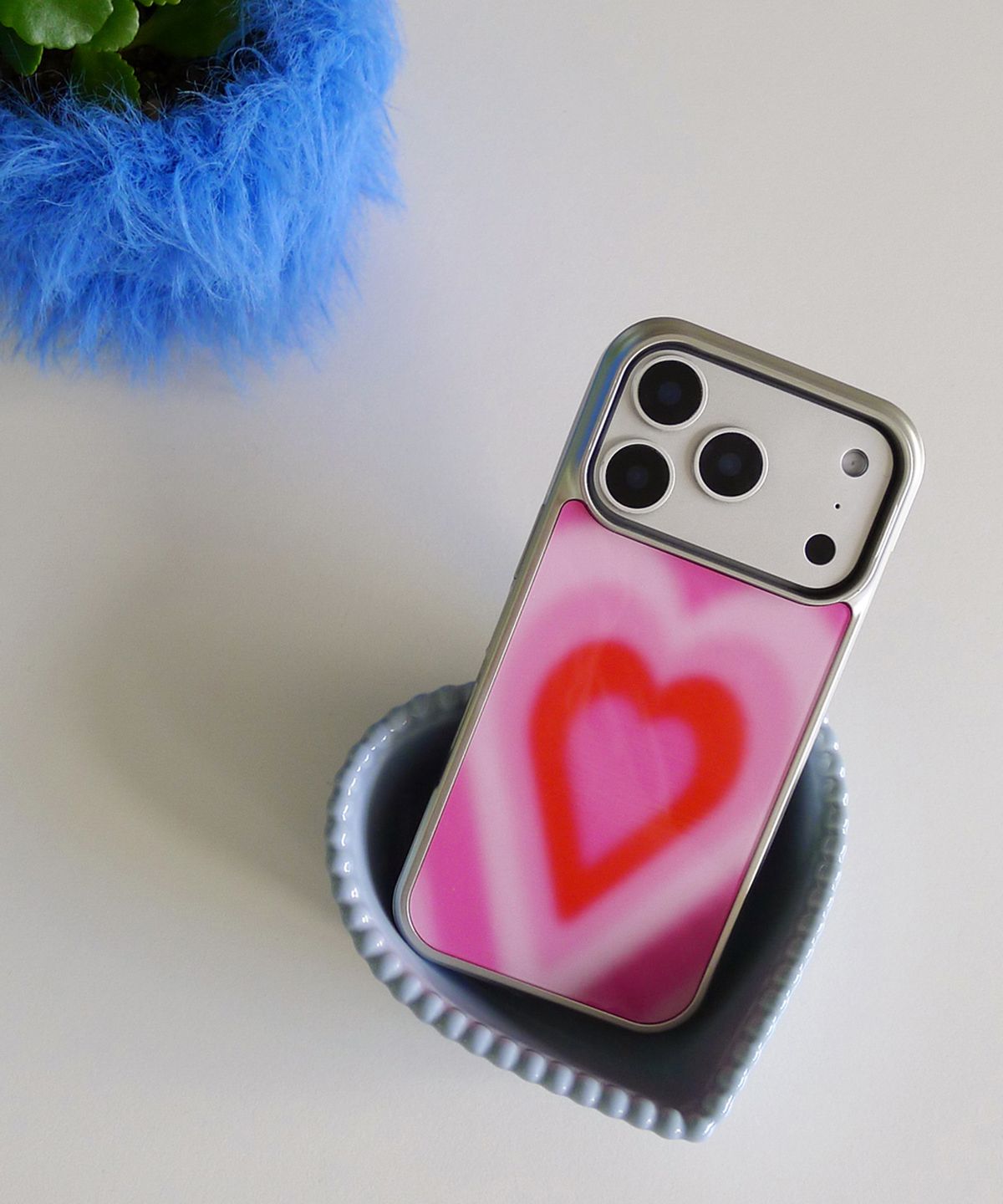 러브오낫(LOVE OR NOT) [맥세이프]글라스/에폭시범퍼_Super Love Pink Magsafe Bumpercase