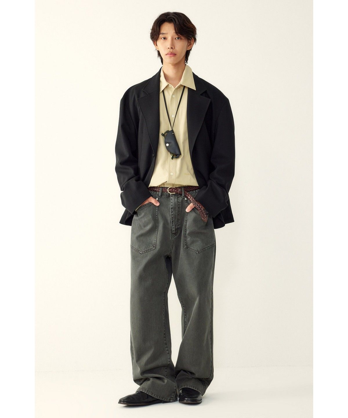 스튜디오 톰보이(STUDIO TOMBOY) [MEN] 맥시핏 셋업 자켓 _블랙_9156312553