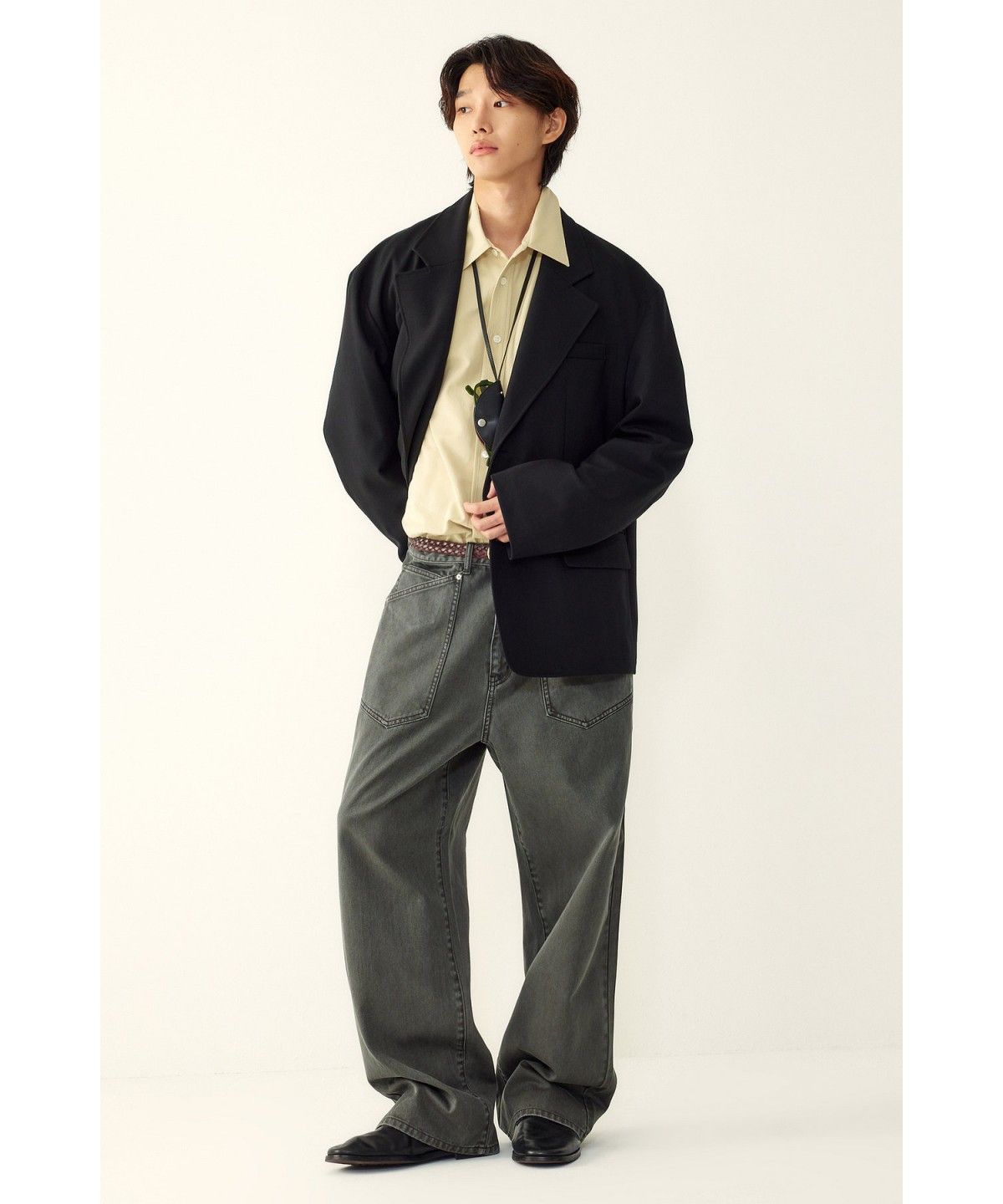 스튜디오 톰보이(STUDIO TOMBOY) [MEN] 맥시핏 셋업 자켓 _블랙_9156312553