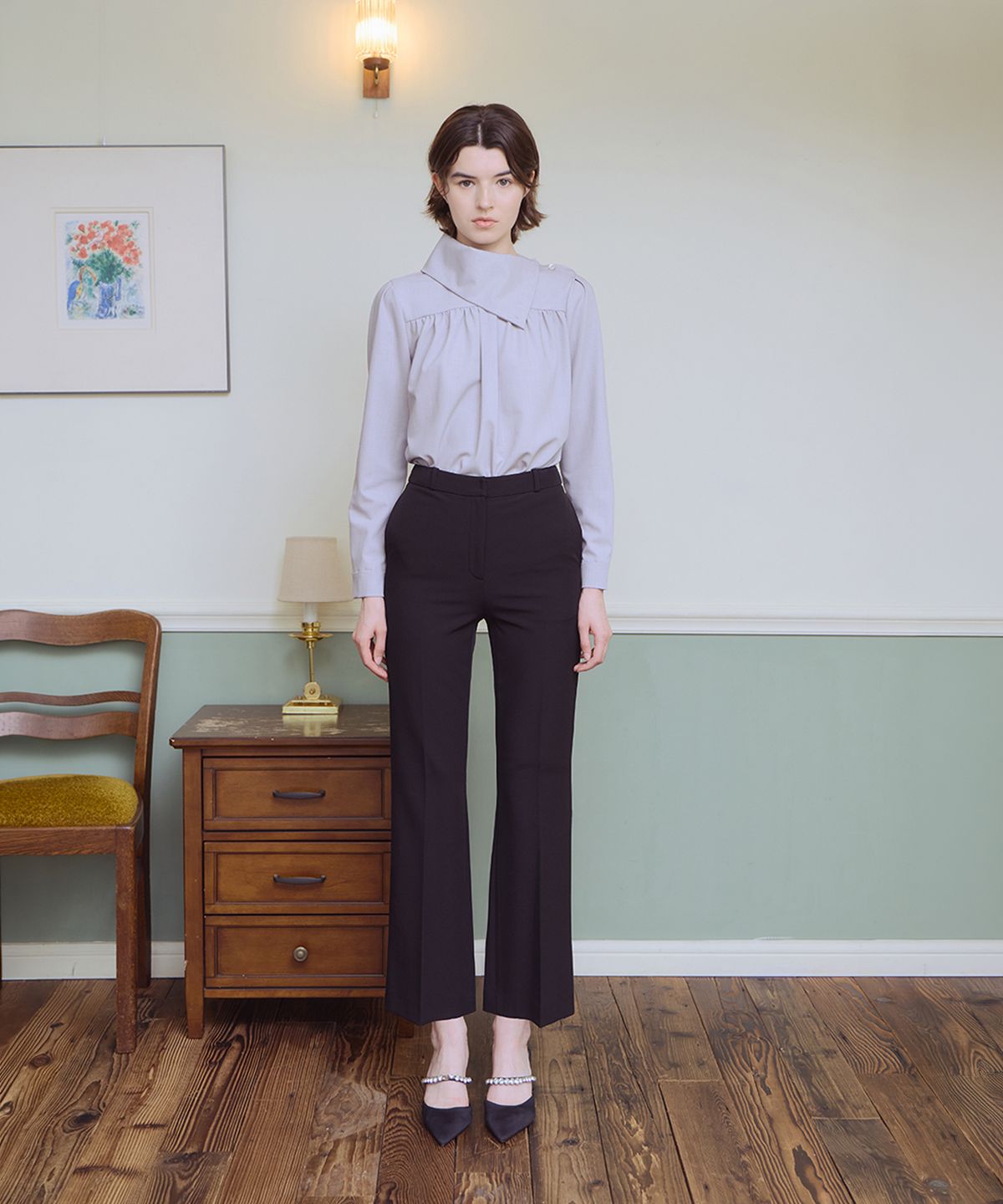아이스가든에이오공팔(ICE GARDEN A.508) Flared Trousers