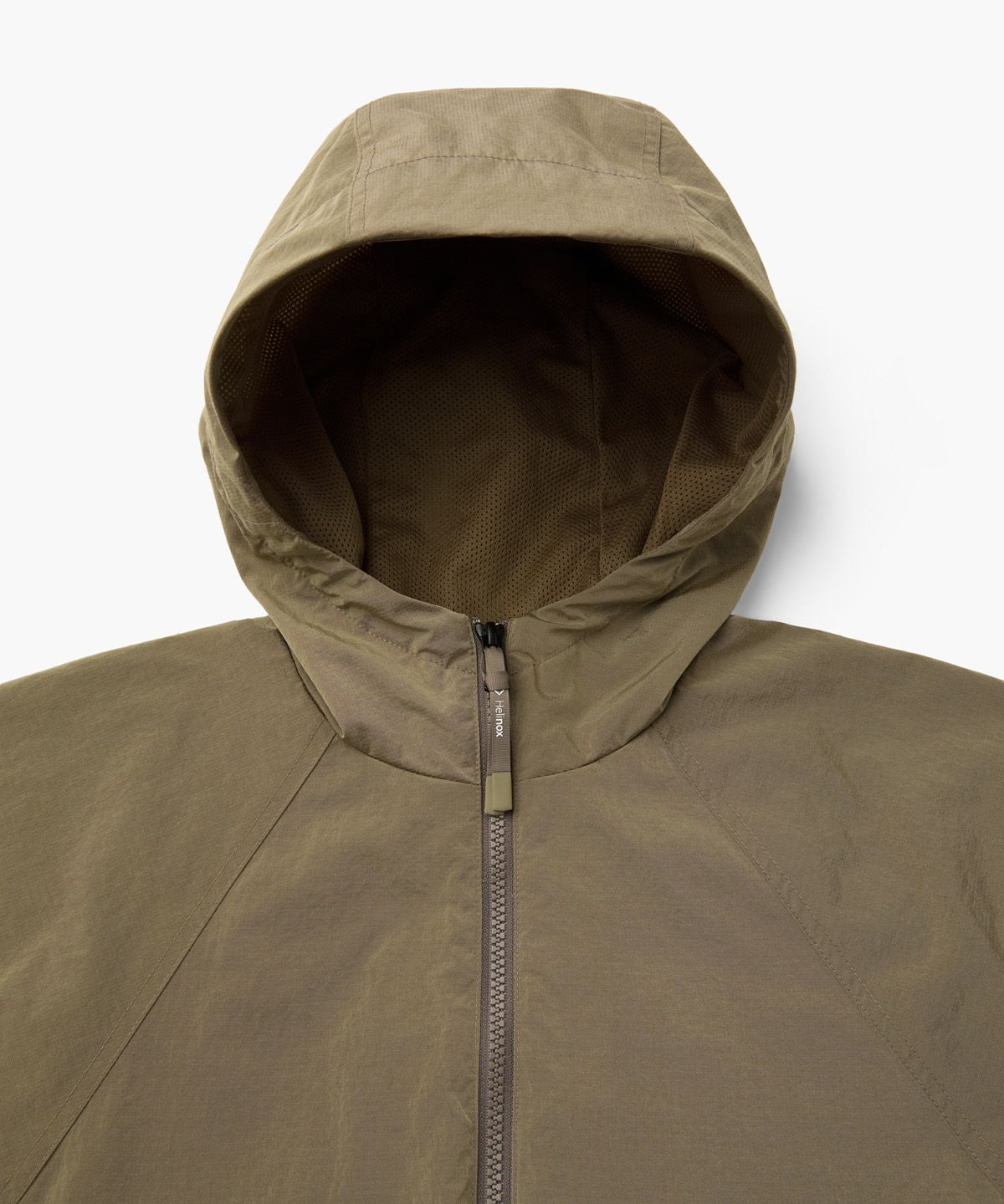 헬리녹스 웨어(HELINOX WEAR) 립스탑 투톤 후드 자켓 우먼_Beige