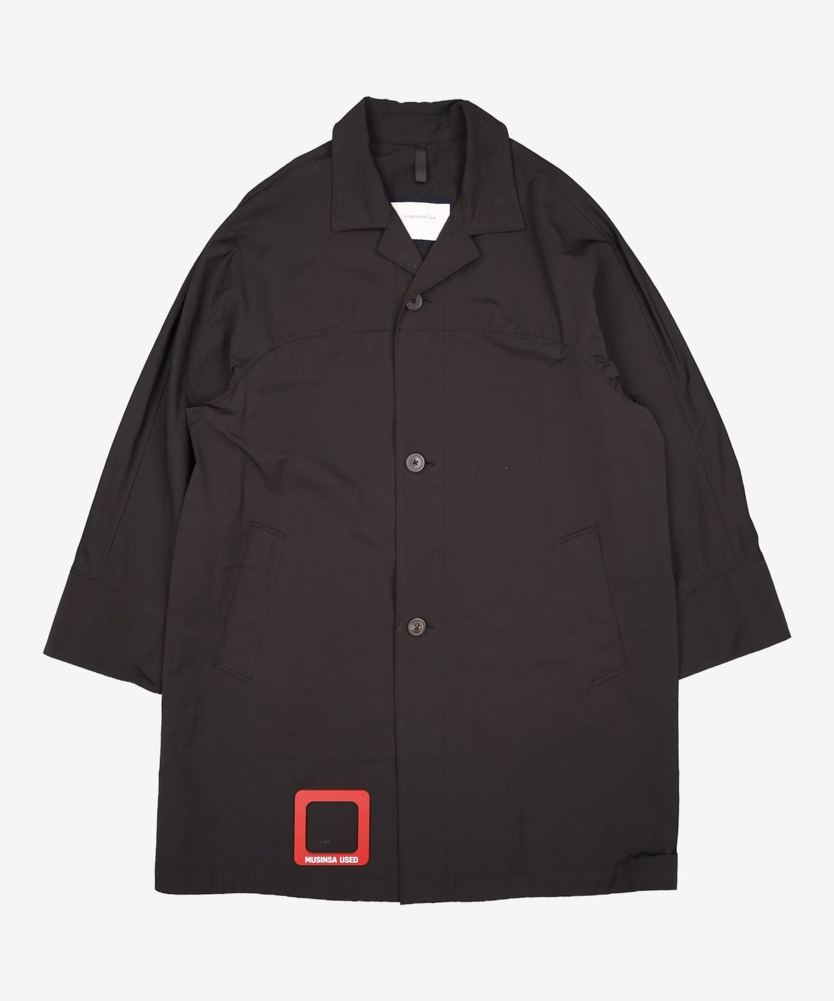 커스텀멜로우(CUSTOMELLOW) dolman sleeve light coat_CWCAS22103BKX 110