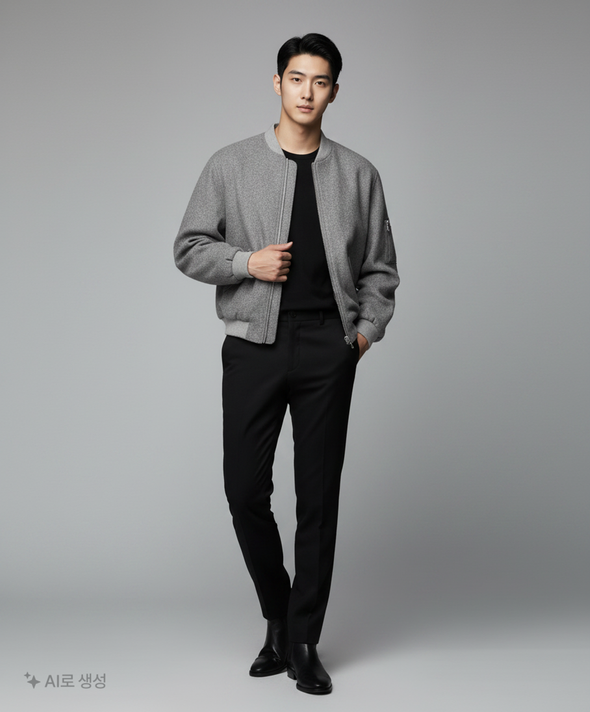 자라(ZARA) 항공 점퍼/블루종/MA-1 2XL