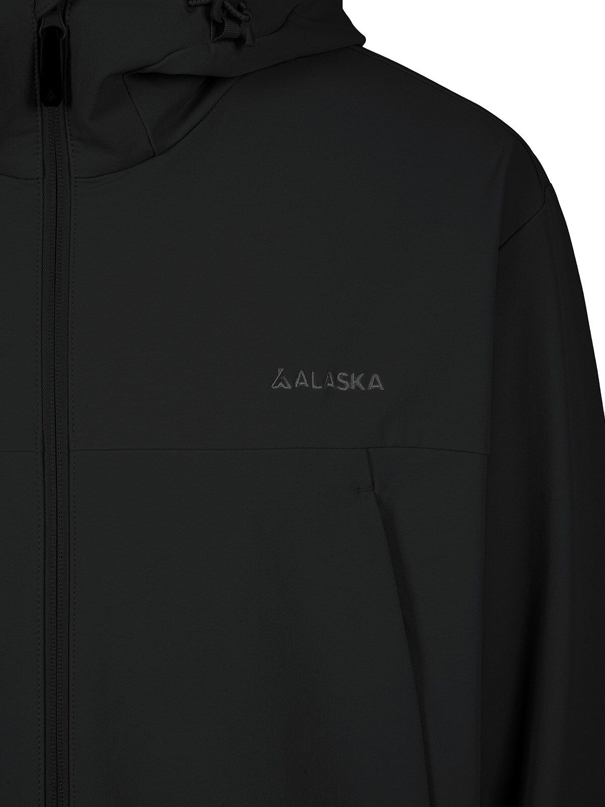 알래스카(ALASKA) 남성 알래스카 스트레치 후드 바람막이 SET-UP_PAG4JJ1710BK