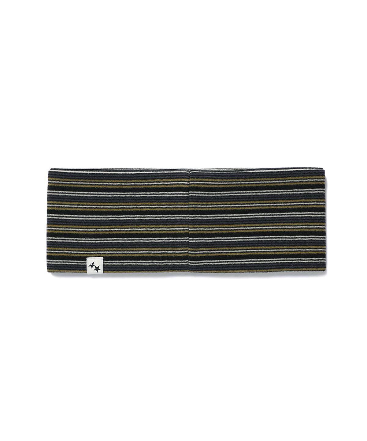 카비시(CAVISH) MULTI STRIPED BUTTON HAIR BAND KHAKI(CV2GFFAB70A)