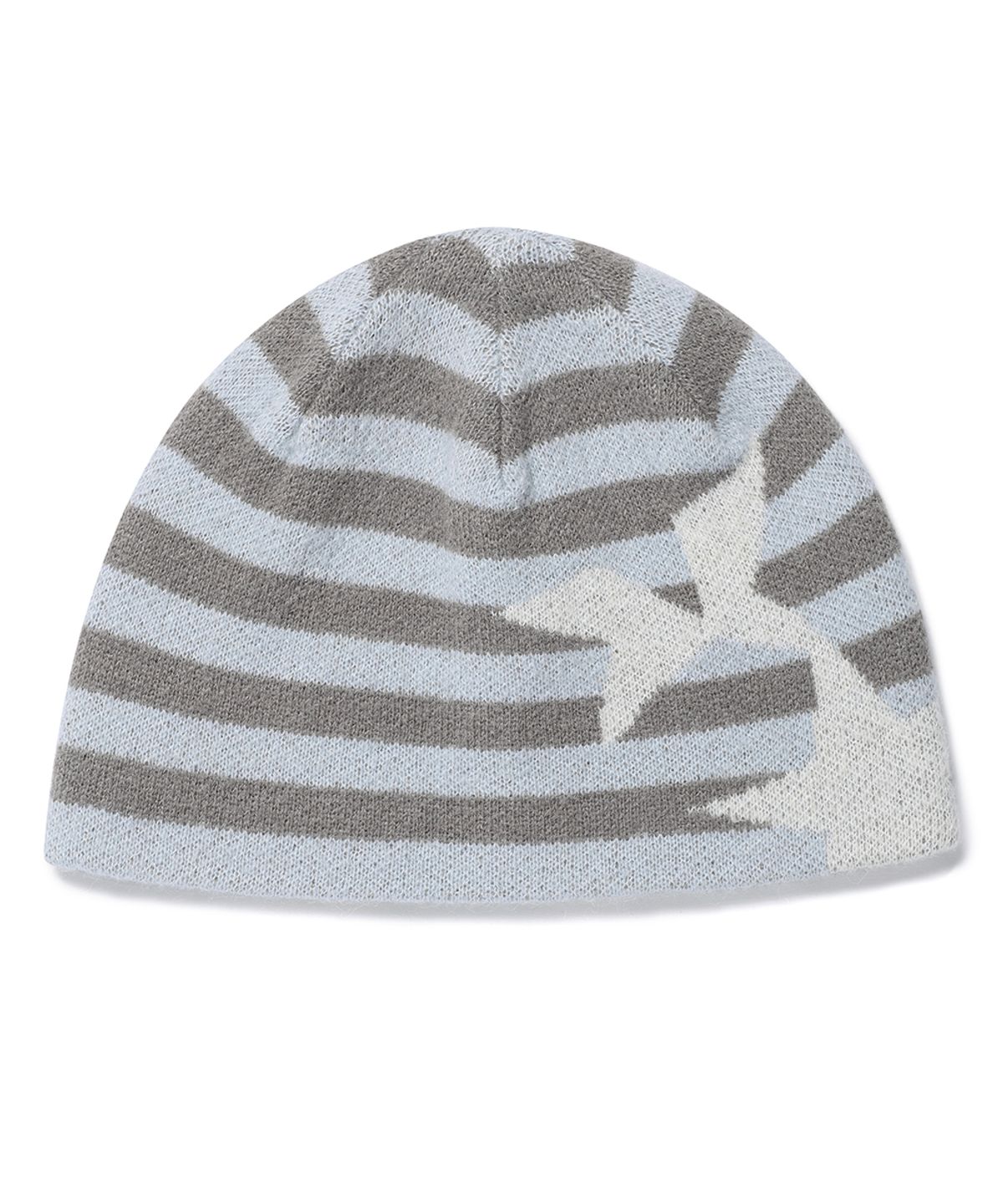 카비시(CAVISH) STRIPED TWIN STAR BEANIE BLUE(CV2GFUAB30A)